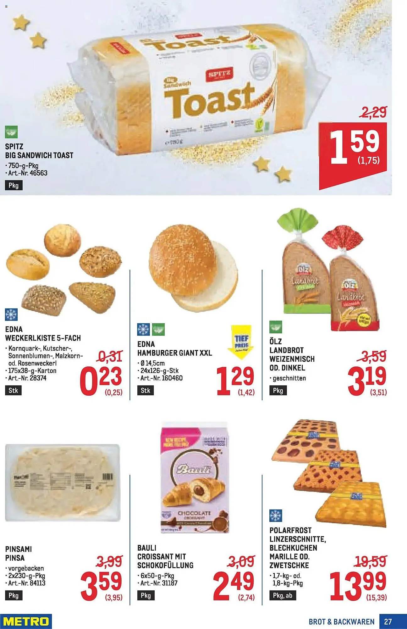 Metro Flugblatt von 27. November bis 10. Dezember 2025 - Flugblätt seite  27