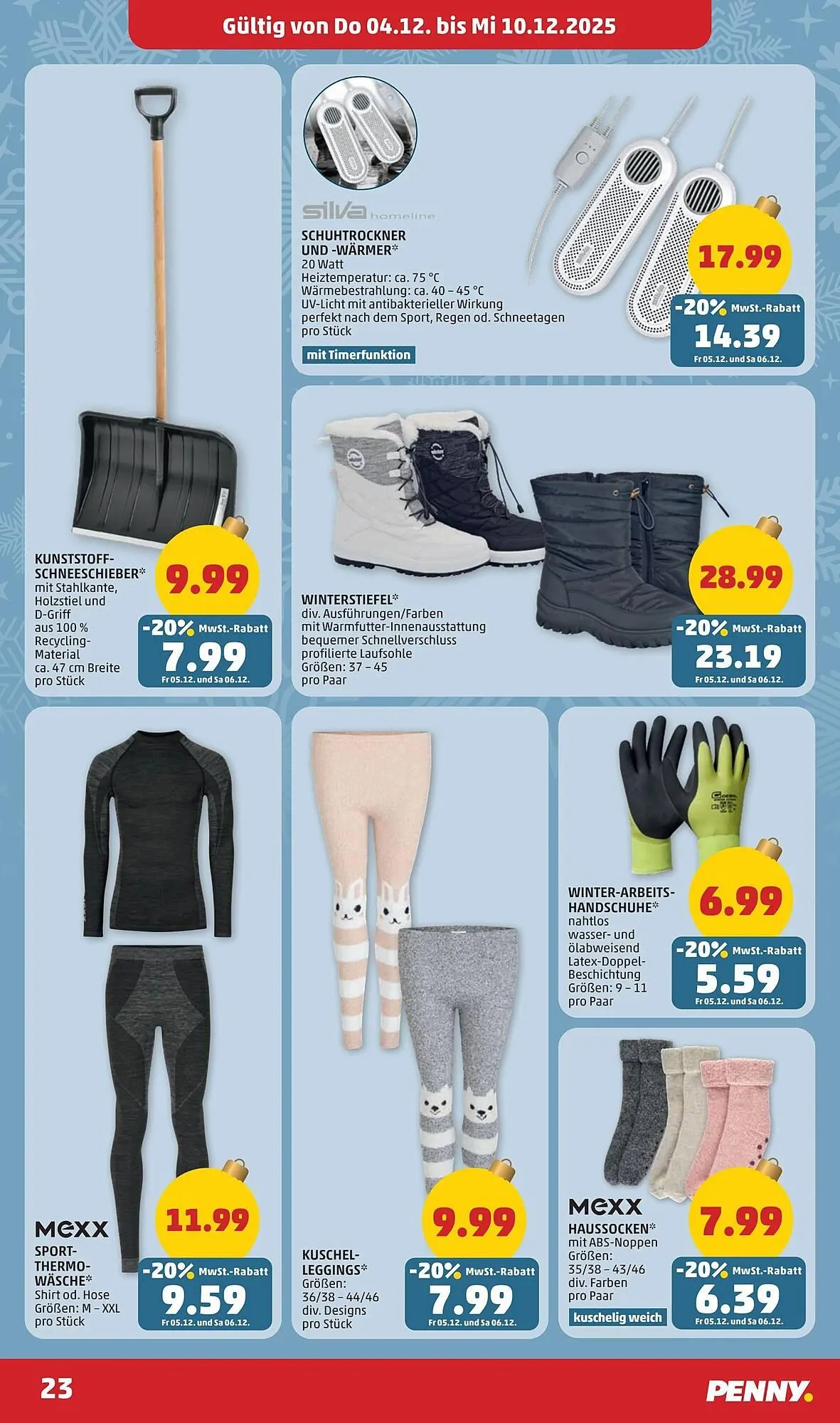 PENNY Flugblatt von 4. Dezember bis 10. Dezember 2025 - Flugblätt seite  23