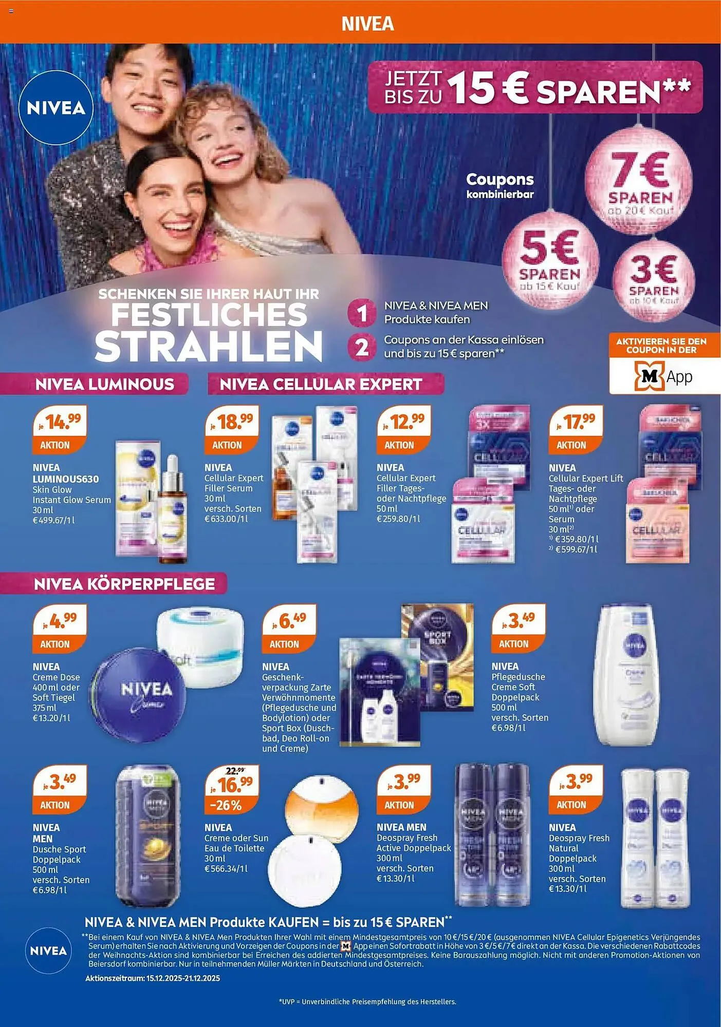 Müller Flugblatt von 15. Dezember bis 20. Dezember 2025 - Flugblätt seite 22