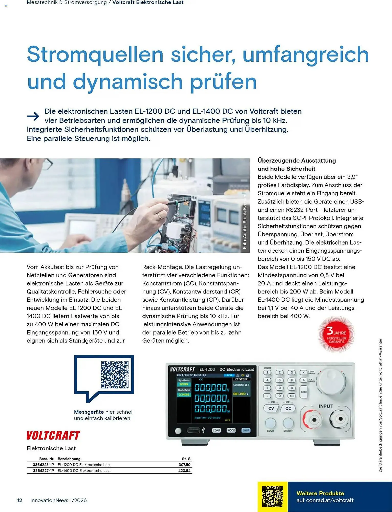 Conrad Katalog von 25. Jänner bis 6. März 2026 - Flugblätt seite 12