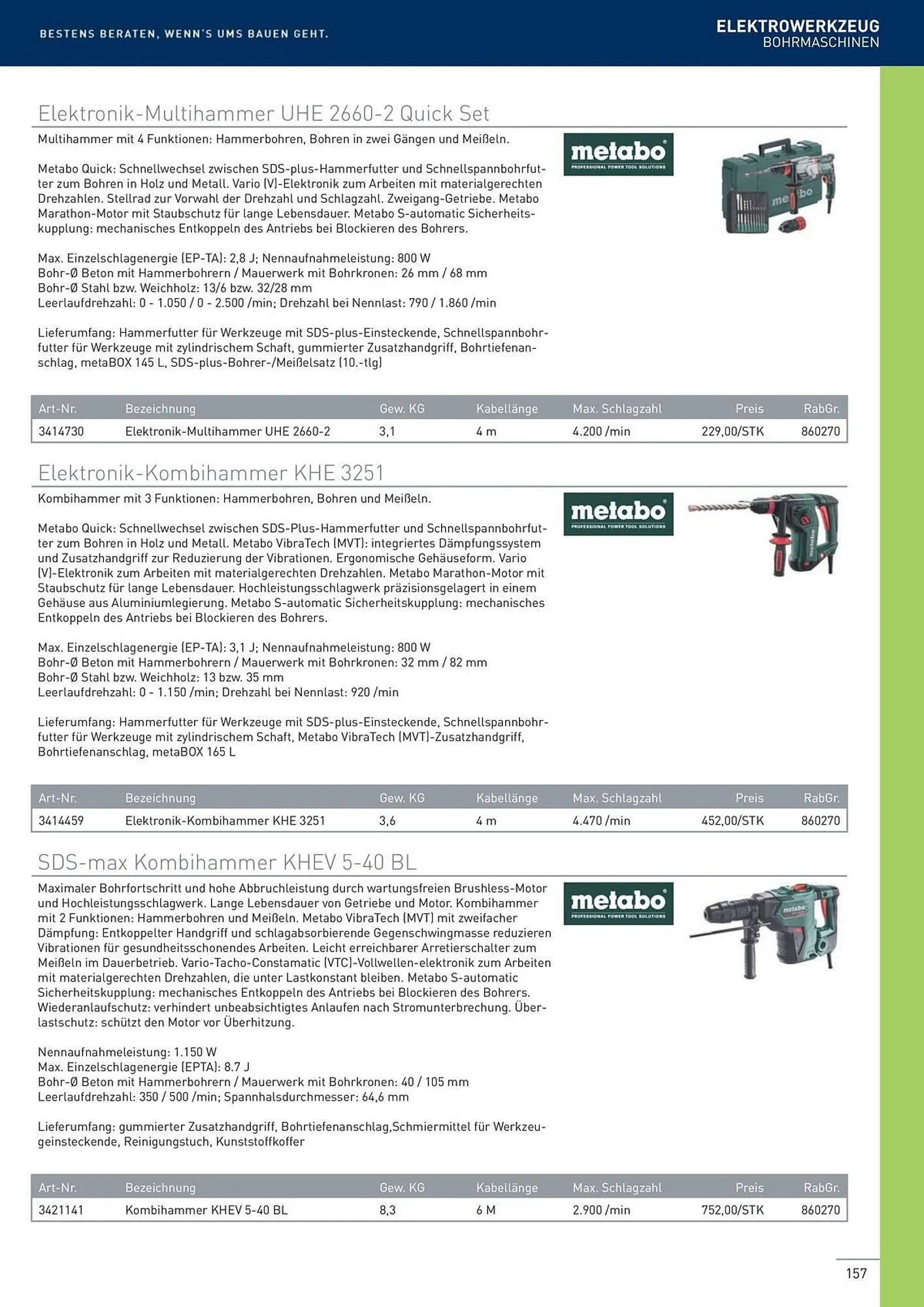 Würth Flugblatt von 22. Februar bis 31. Dezember 2024 - Flugblätt seite  157