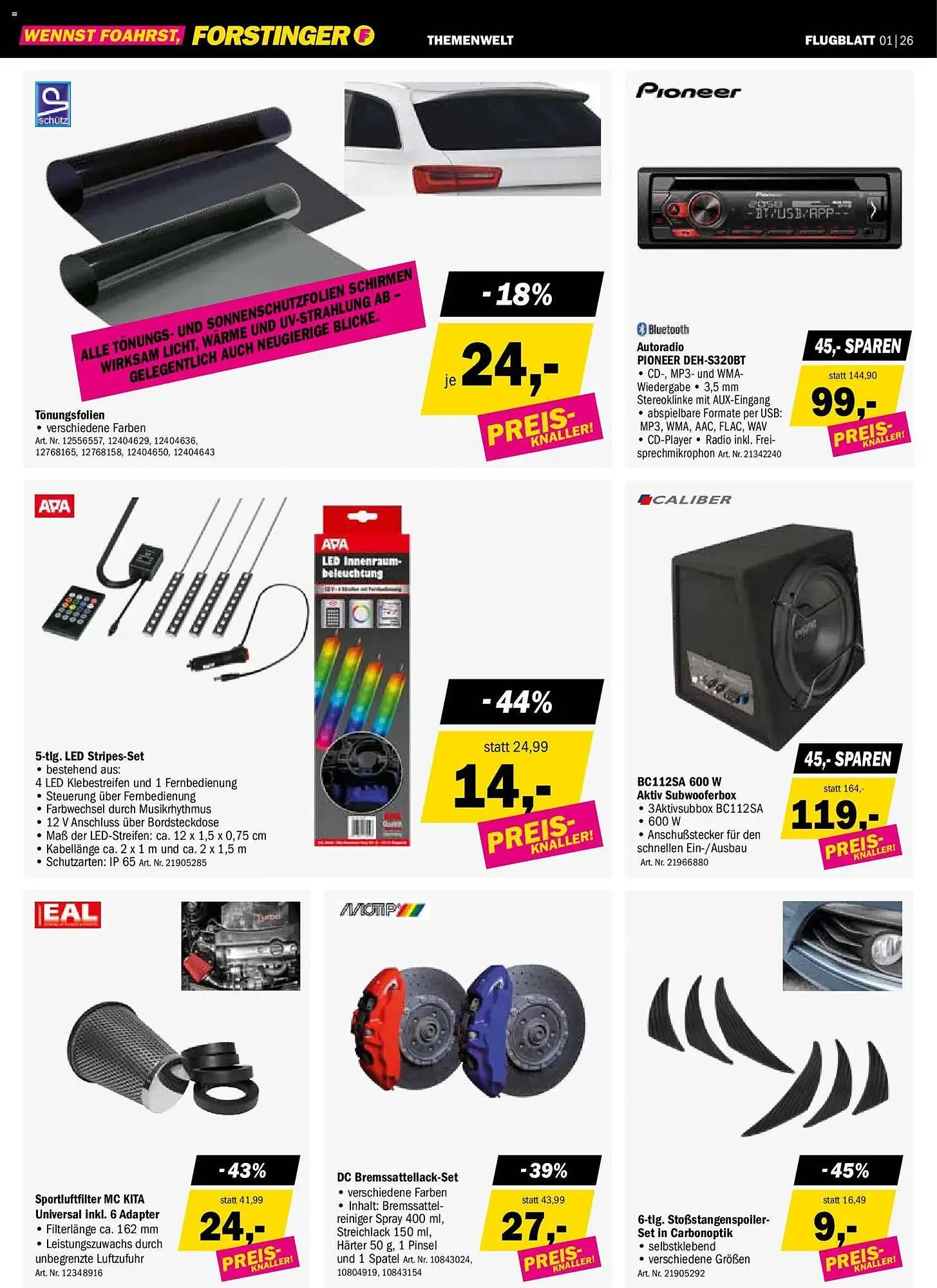 Forstinger Flugblatt von 21. Jänner bis 14. Februar 2026 - Flugblätt seite  8