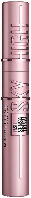 Maybelline New York Schwarze Wimperntusche für extrem lange Wimpern, Lash Sensational Sky High Mascara, Very Black, 7,2 ml