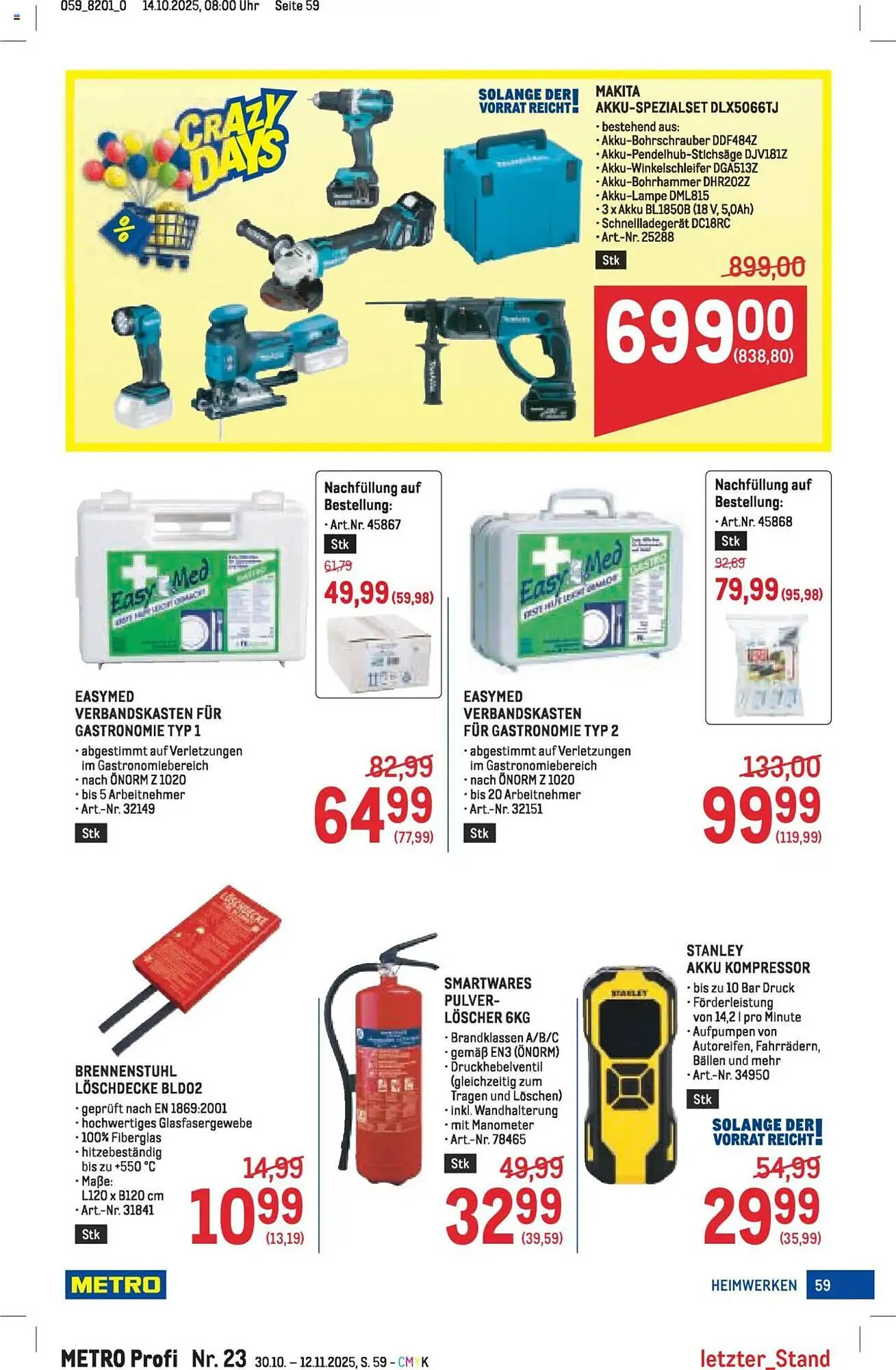 Metro Flugblatt von 30. Oktober bis 12. November 2025 - Flugblätt seite 59