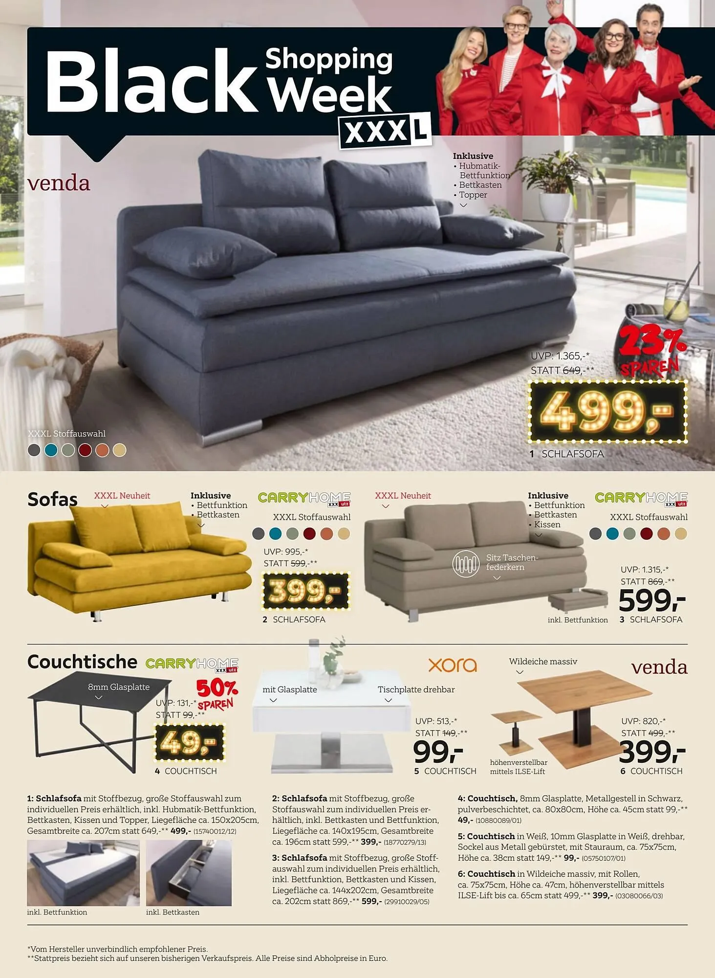 XXXLutz Prospekt von 24. November bis 8. Dezember 2025 - Flugblätt seite 6