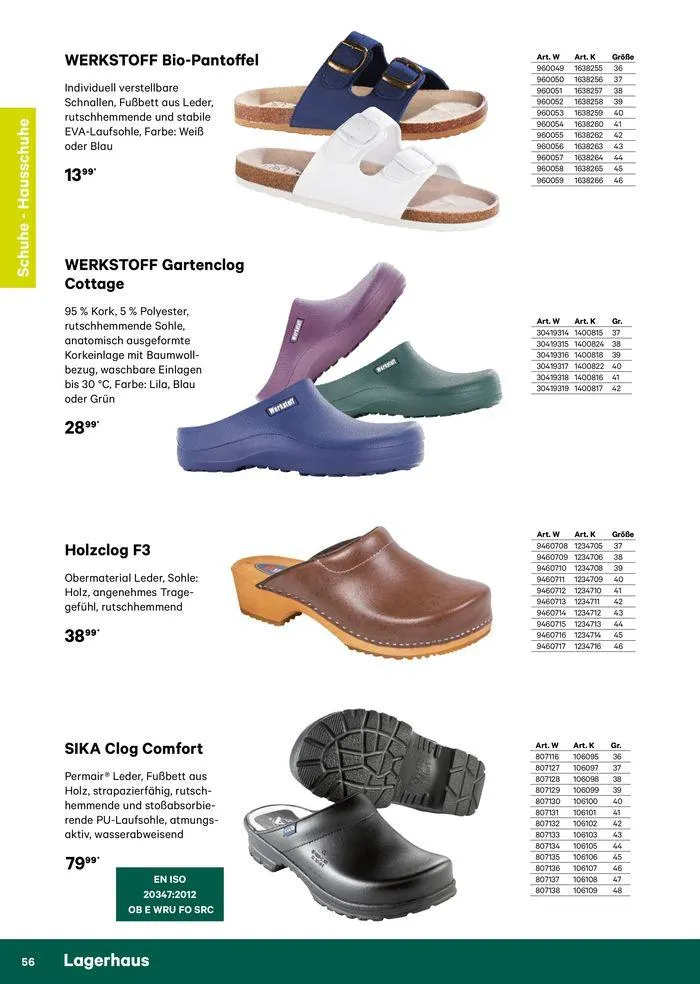 Katalog Bekleidung 2024 von 17. Mai bis 26. Mai 2024 - Flugblätt seite 56