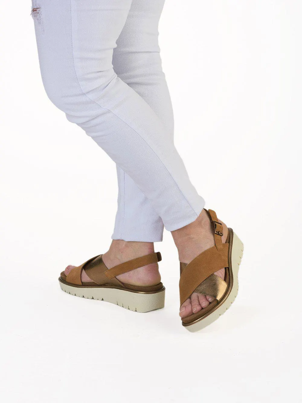 Damen Sandalette Bilbao braun