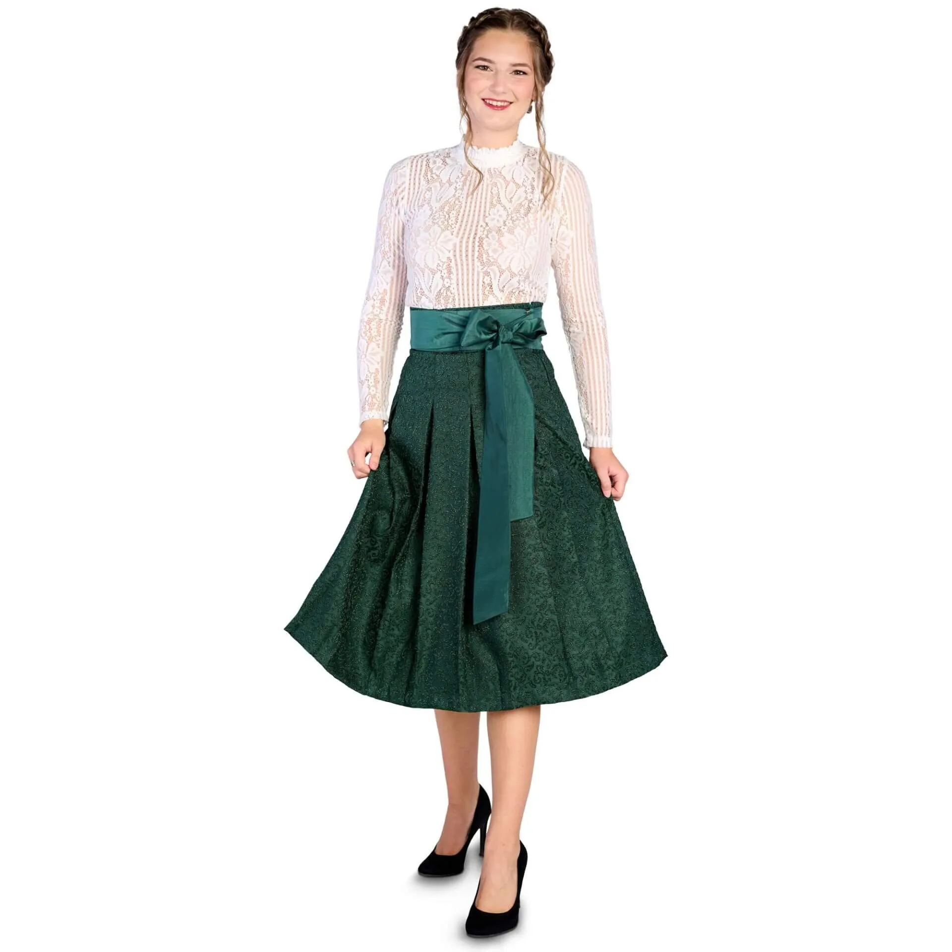 Damen Trachtenrock "Tanja", Dunkelgrün