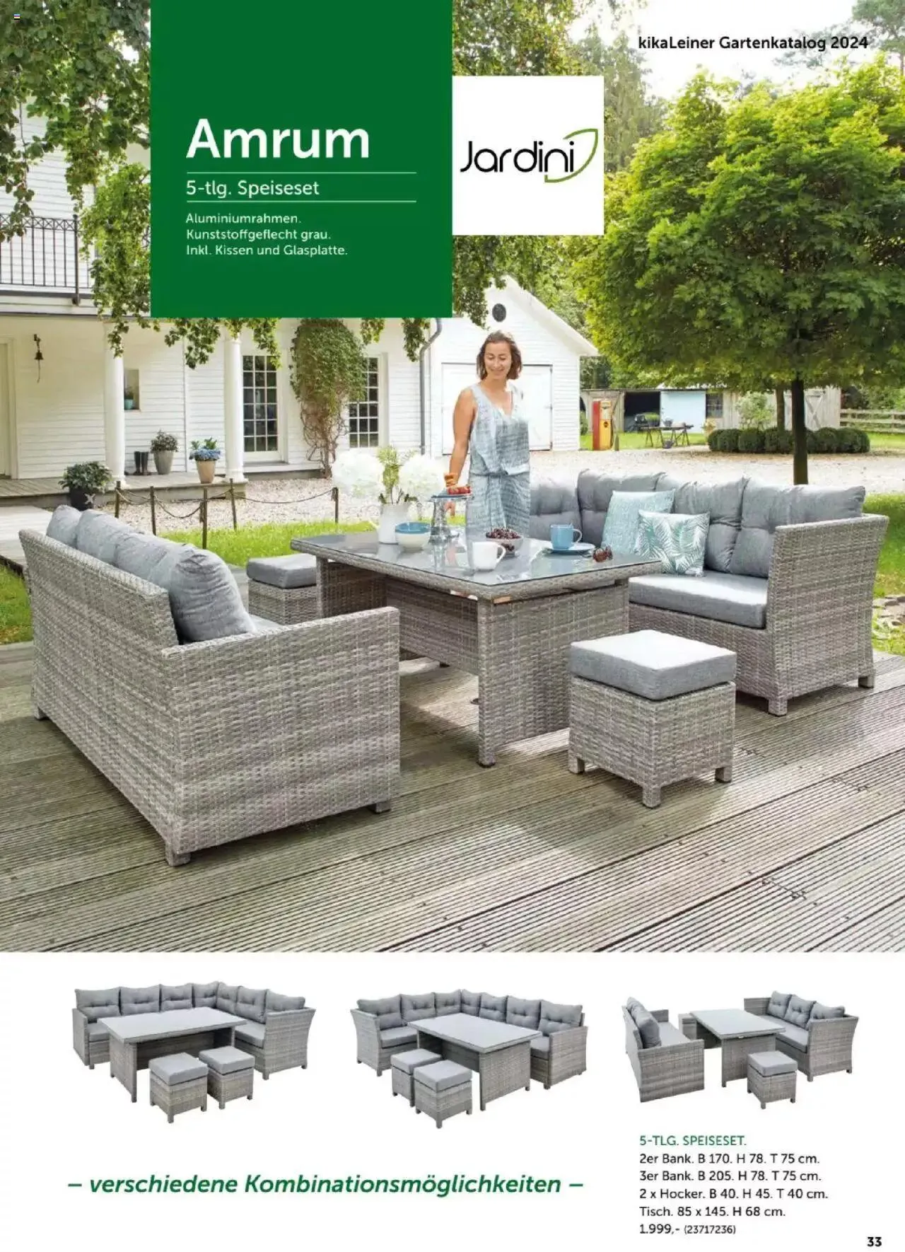 Leiner Garten Katalog 2024 von 4. März bis 30. September 2024 - Flugblätt seite 33