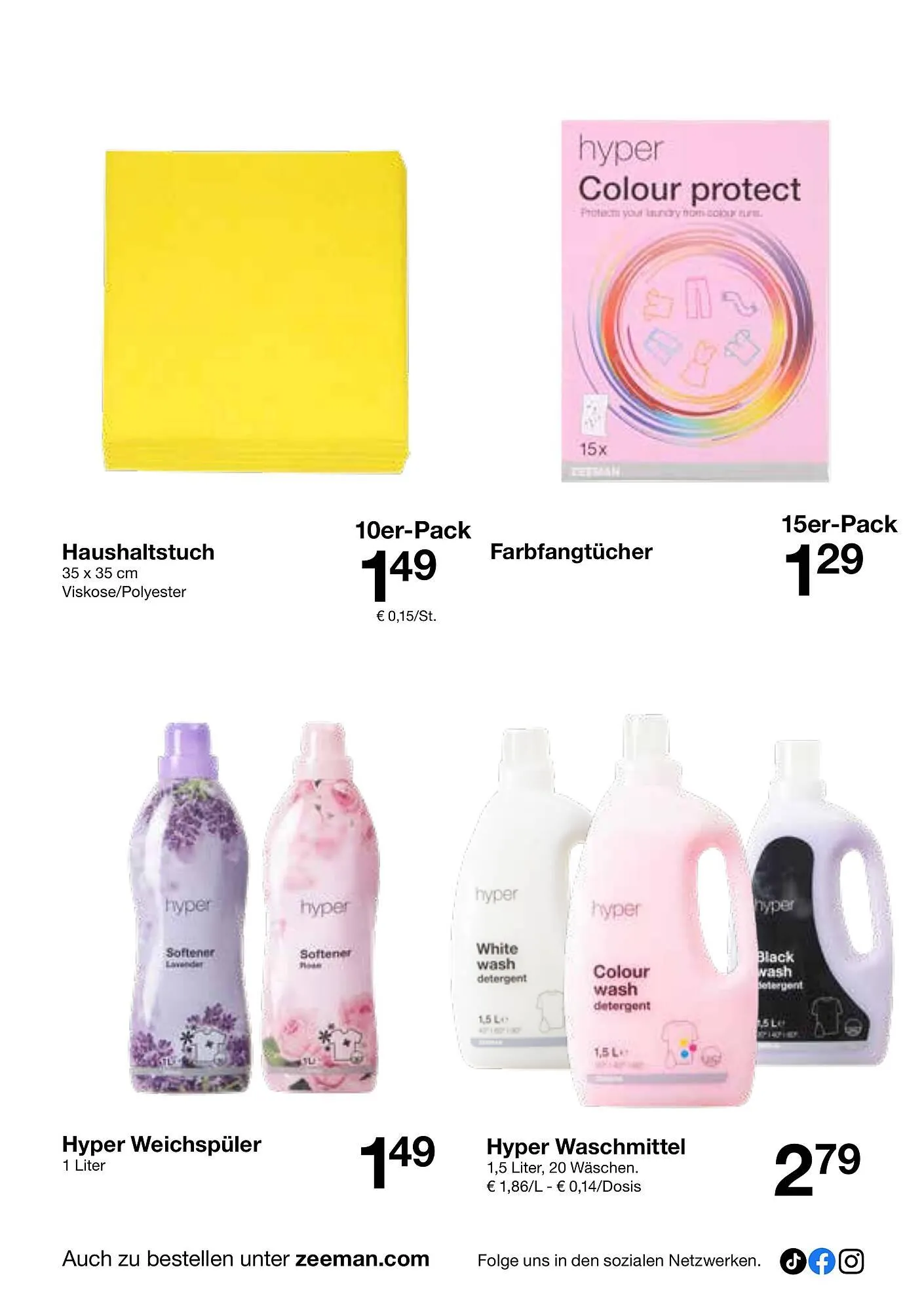 Zeeman Prospekt von 28. Februar bis 13. März 2026 - Flugblätt seite 38