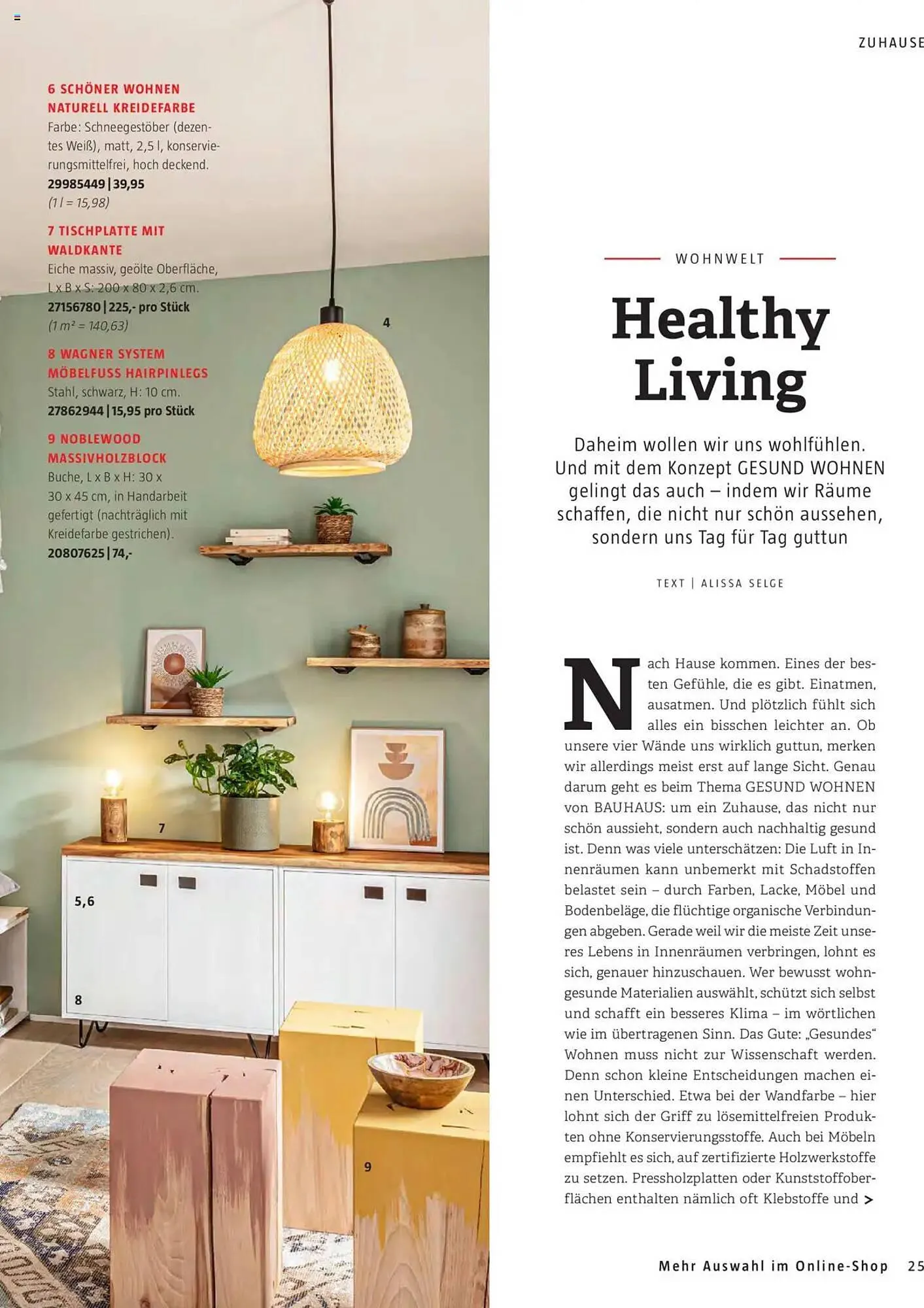 Bauhaus Flugblatt von 1. Oktober bis 31. März 2026 - Flugblätt seite  25