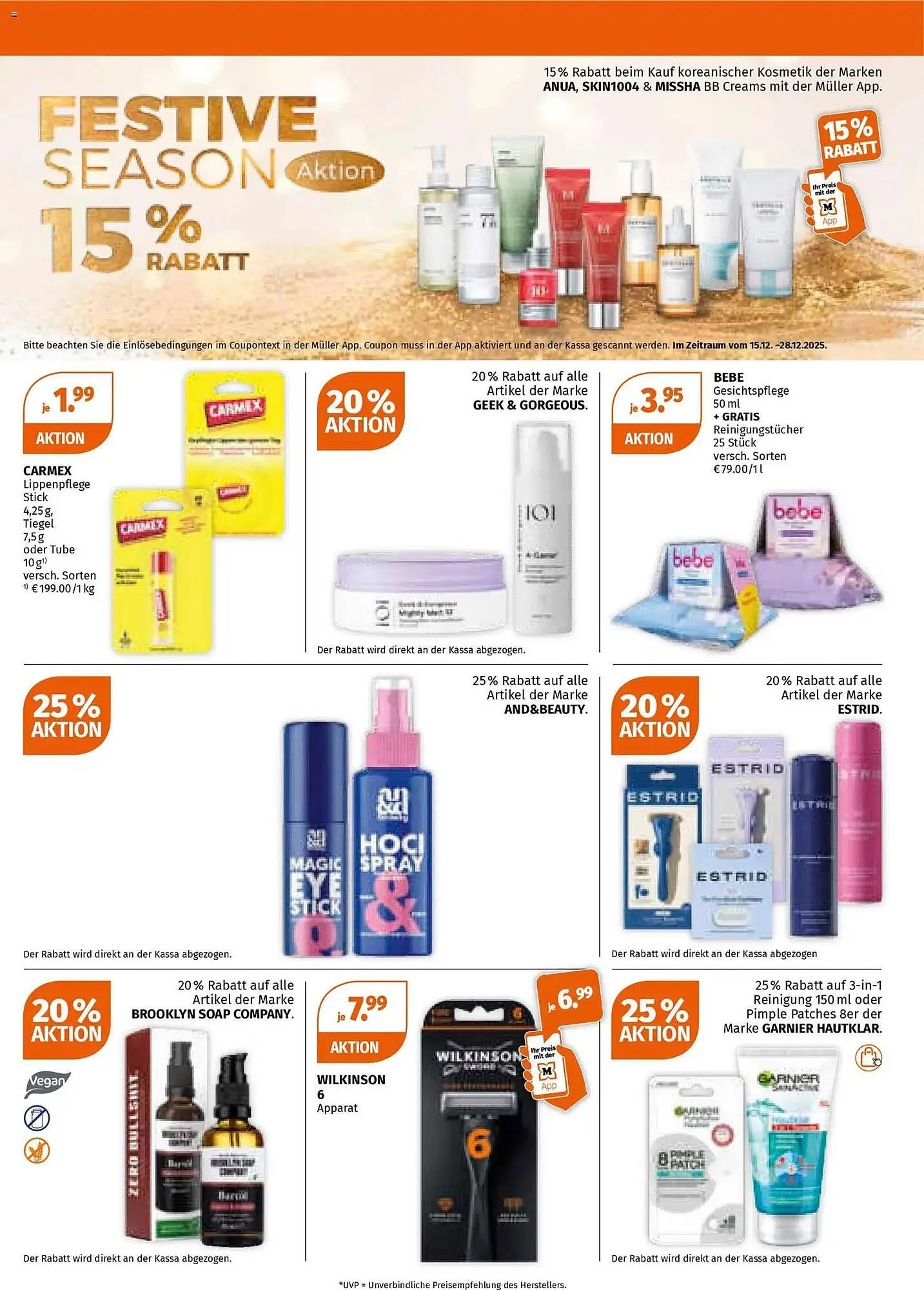 Müller Flugblatt von 15. Dezember bis 20. Dezember 2025 - Flugblätt seite 23