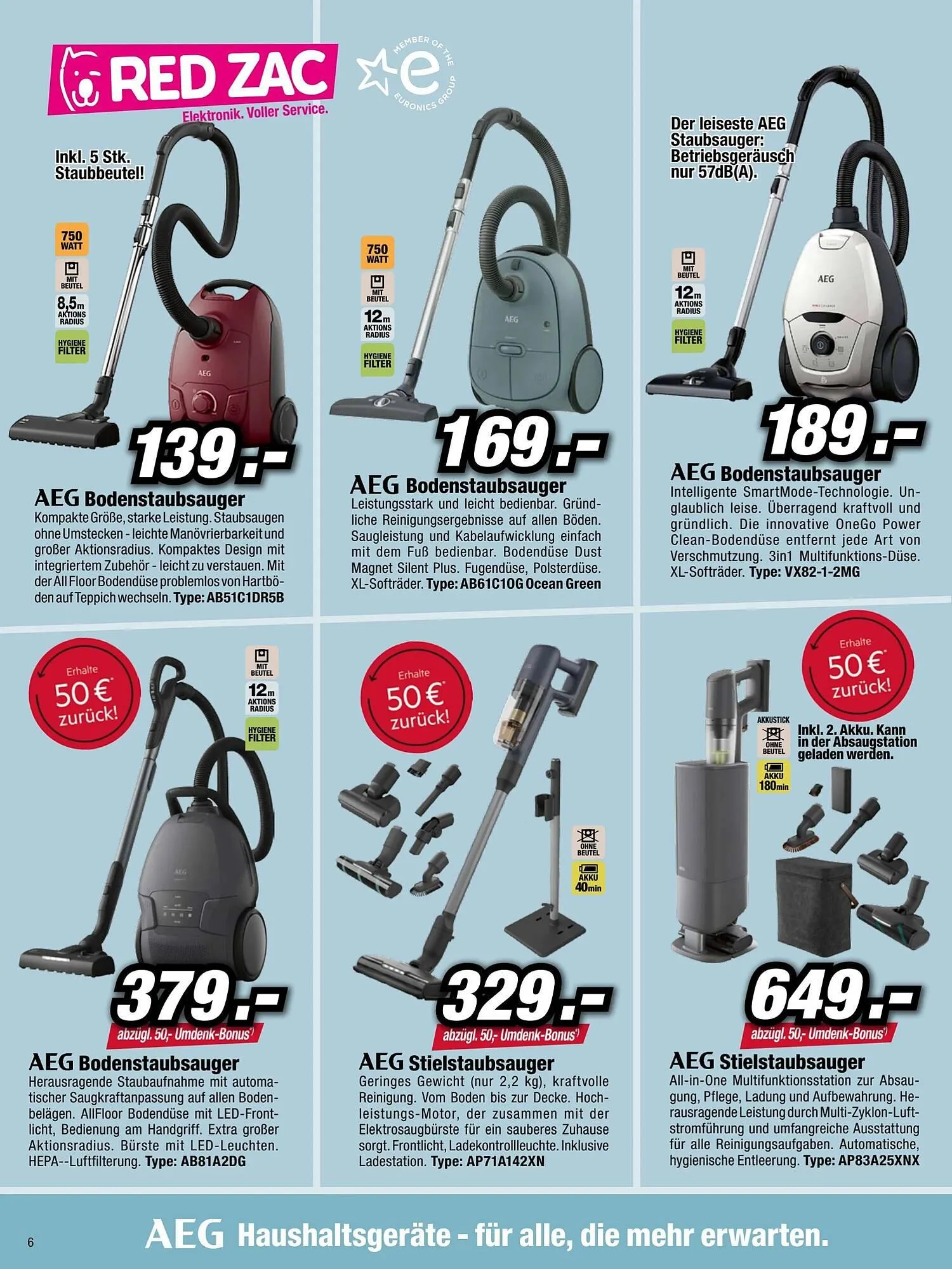 Red Zac Flugblatt von 5. Oktober bis 28. Februar 2026 - Flugblätt seite  6