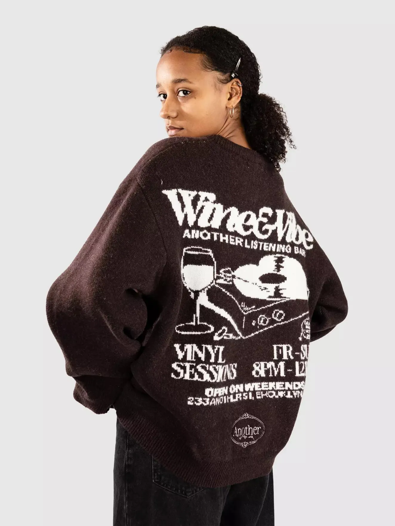 Another Cotton Lab Wine & Vibe Strickpullover