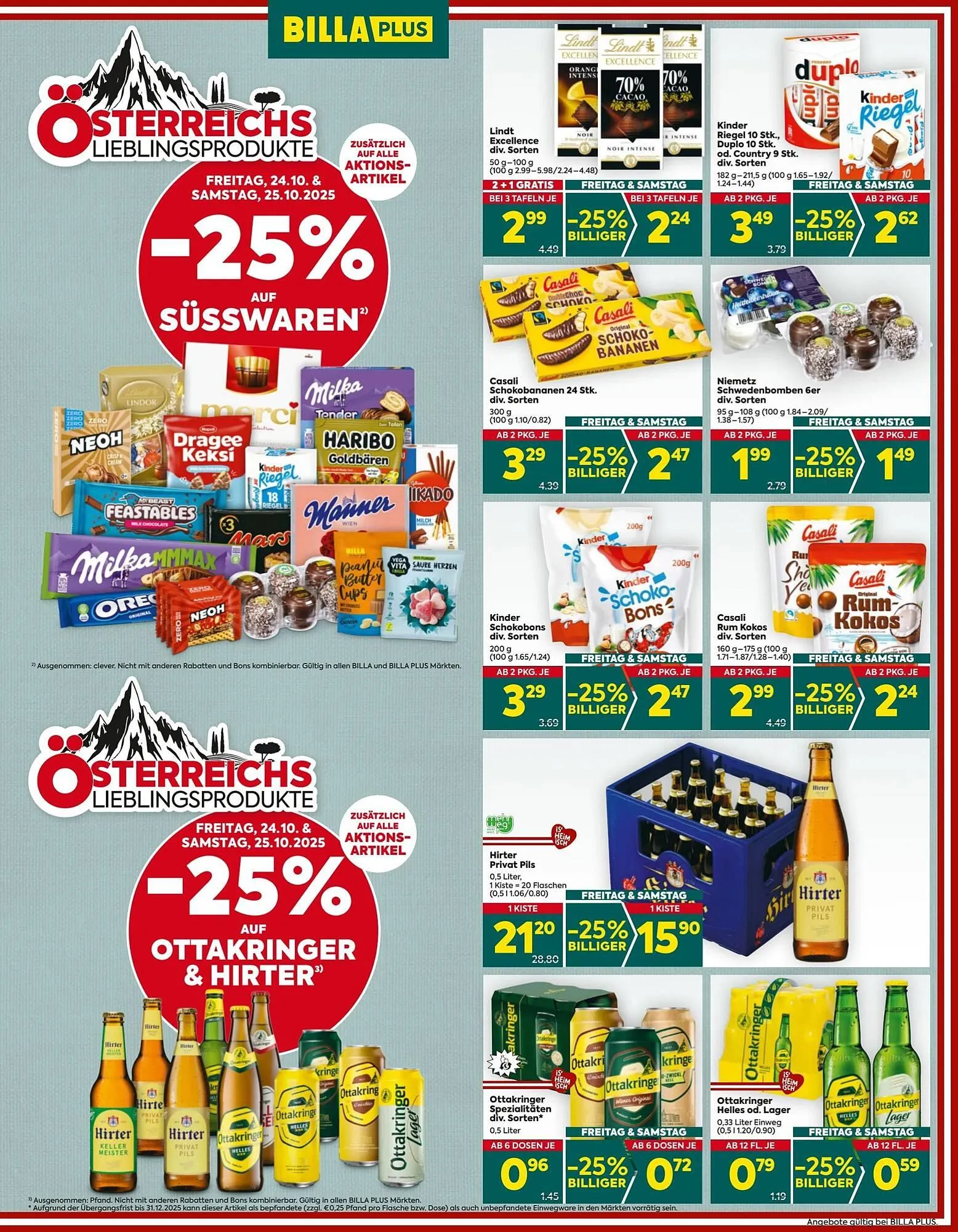 Billa Flugblatt von 23. Oktober bis 29. Oktober 2025 - Flugblätt seite 3