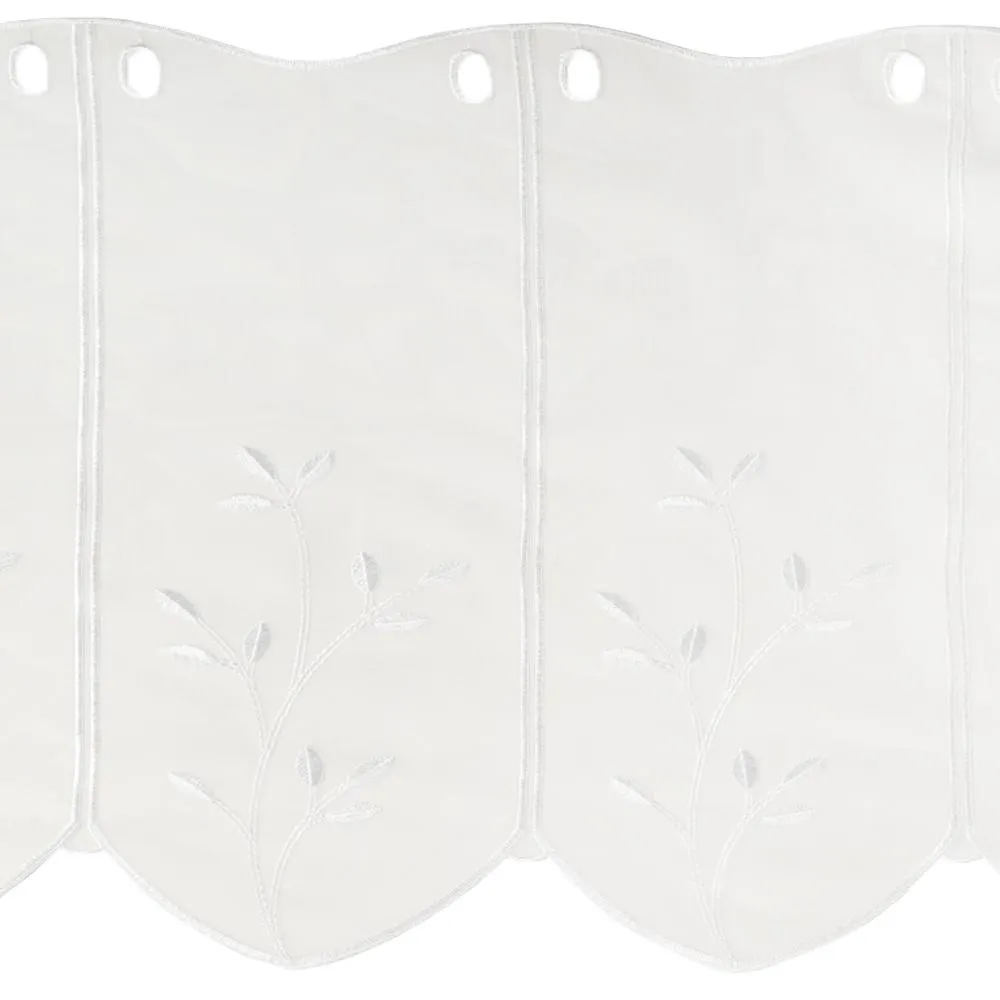 REITER Kurzgardine bestickt