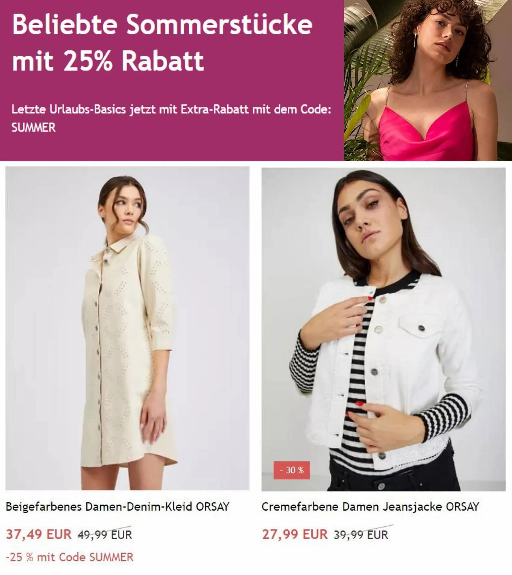 Orsay Flugblatt von 5. Juli bis 30. August 2023 - Flugblätt seite 2