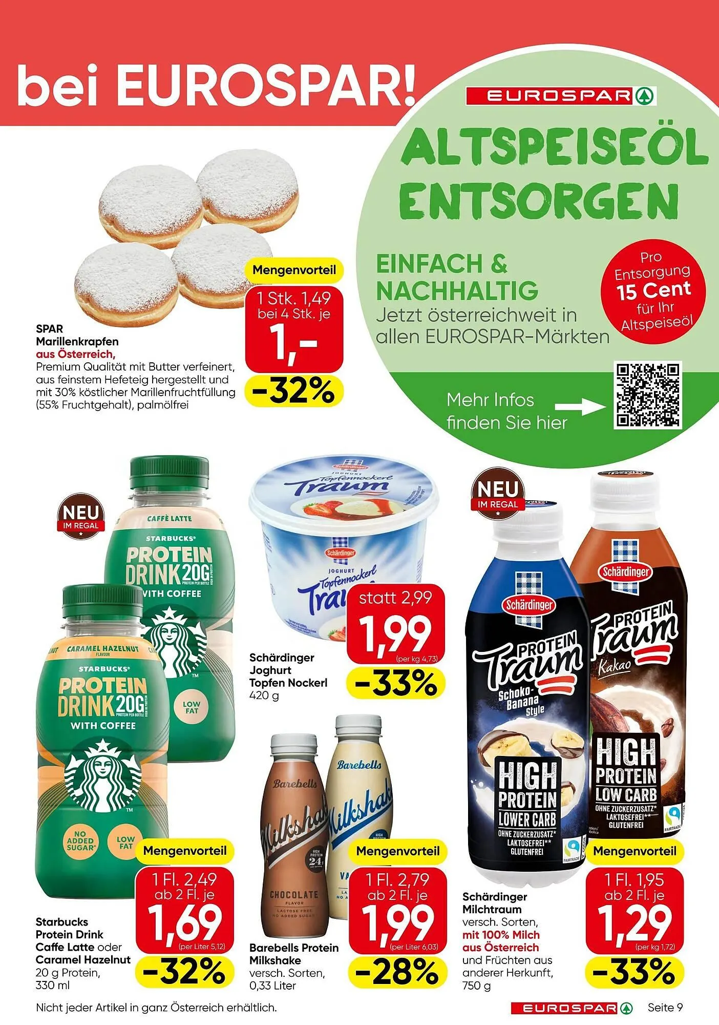 Eurospar Flugblatt von 6. November bis 19. November 2025 - Flugblätt seite  9