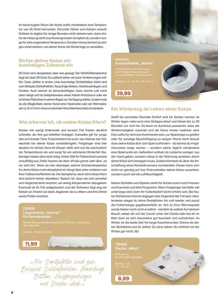 Angebote ZOO & Co von 29. November bis 13. Dezember 2024 - Flugblätt seite 8