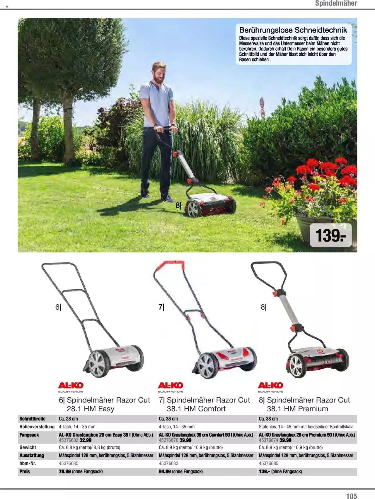 Hagebau Gartenjahr 2023 von 7. März bis 31. Dezember 2023 - Flugblätt seite  105