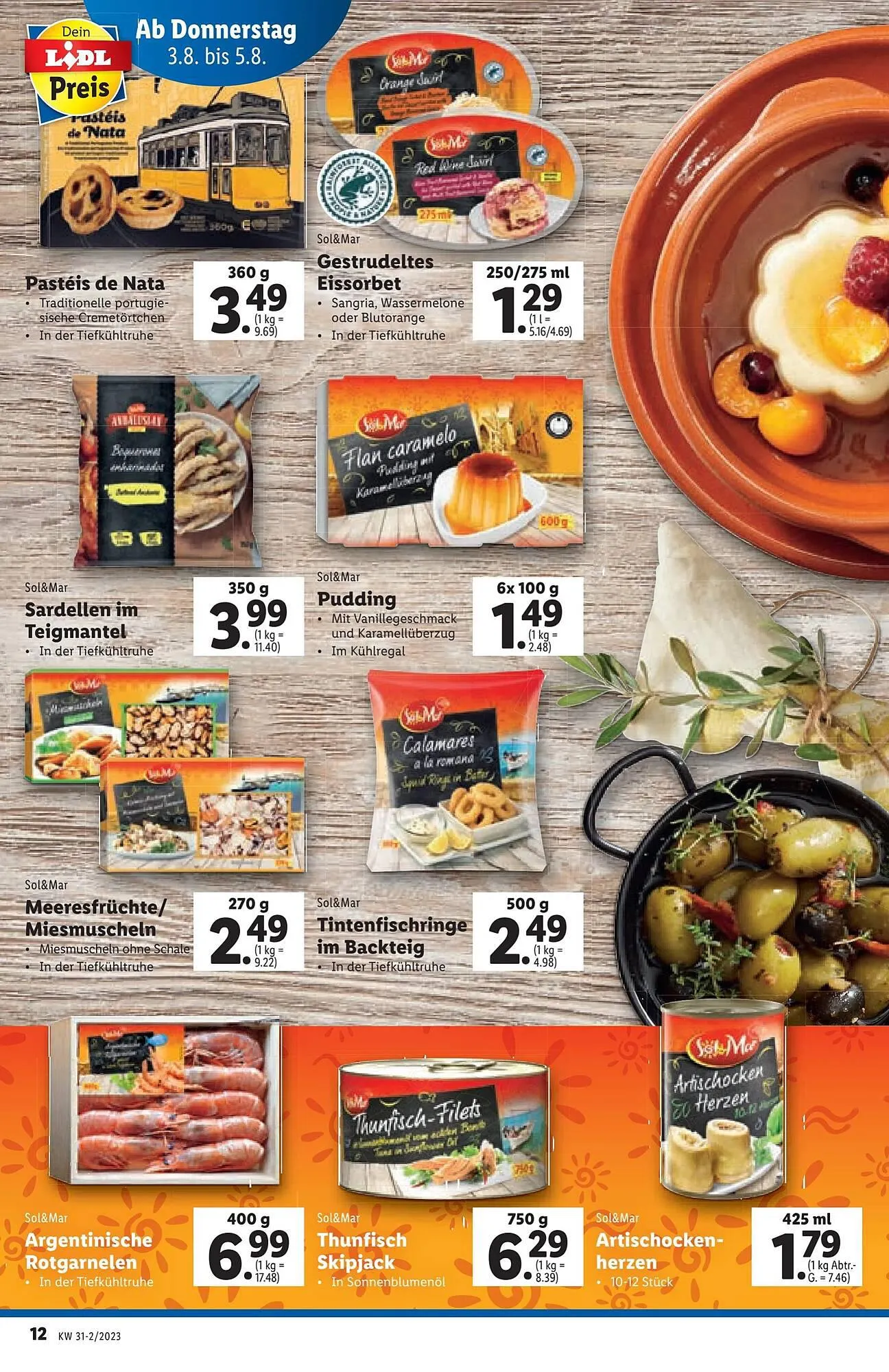 Lidl Flugblatt von 2. August bis 9. August 2023 - Flugblätt seite 12