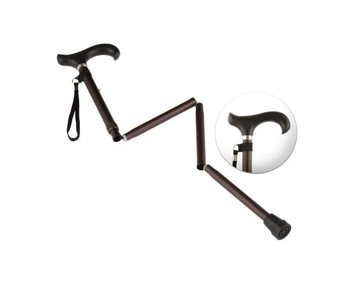 RUSSKA faltbarer Aluminium-Gehstock mit Softgriff