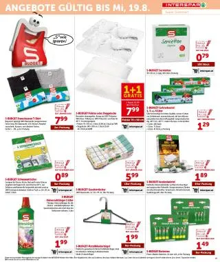 INTERSPAR Flugblatt von 30. Juli bis 12. August 2026 - Flugblätt seite  19