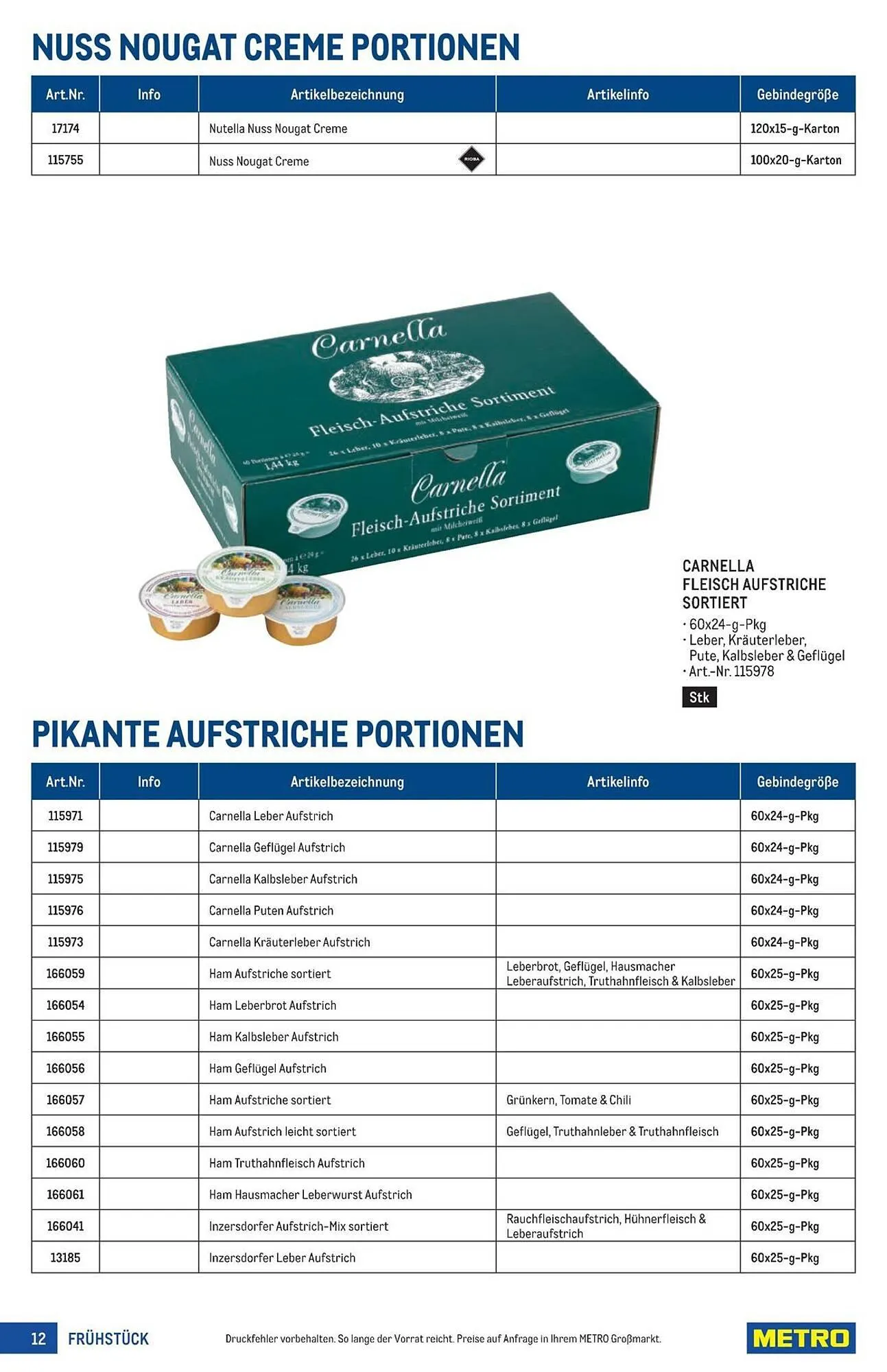 Metro Flugblatt von 18. März bis 1. April 2026 - Flugblätt seite  12