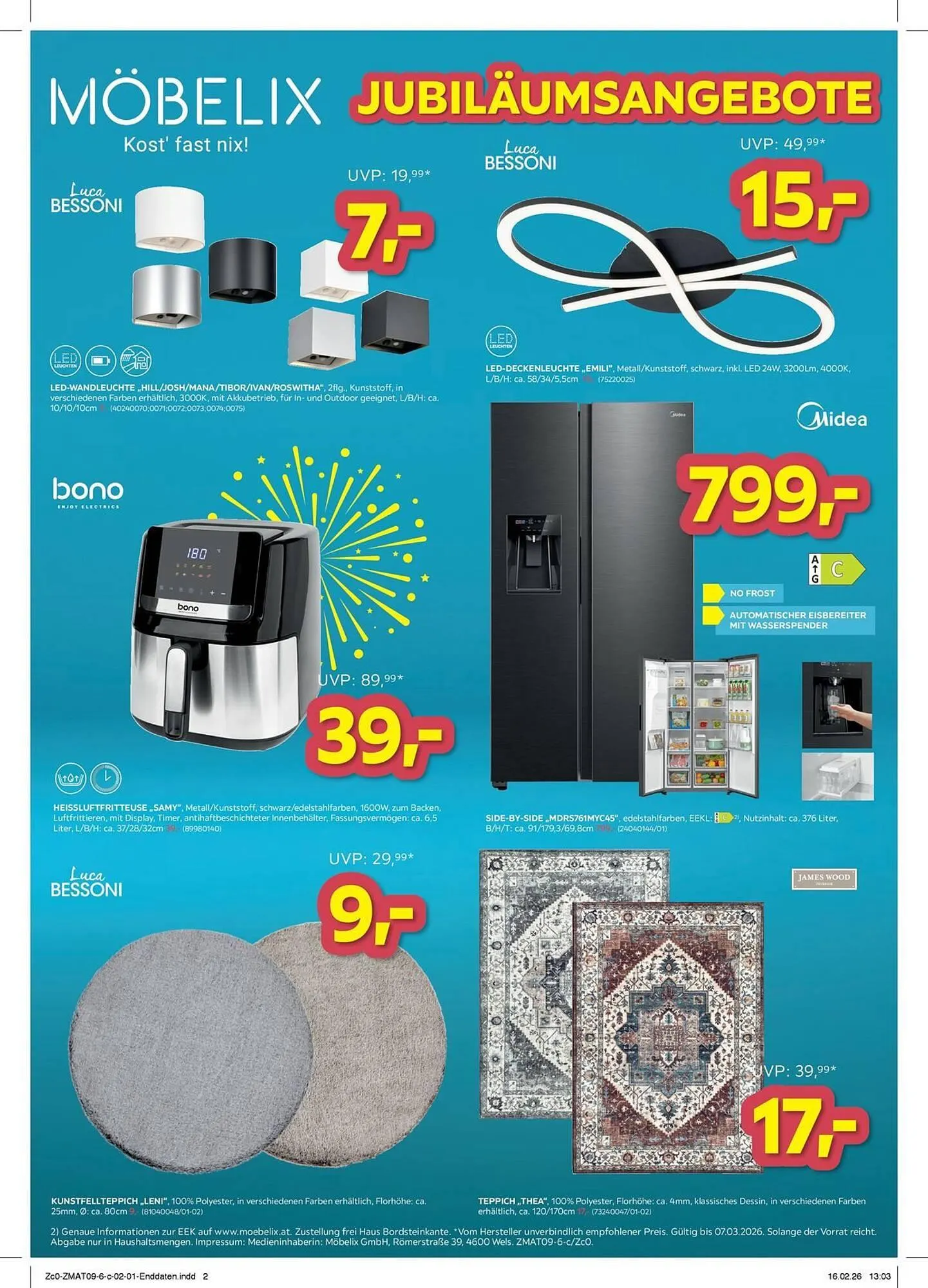 Möbelix Prospekt von 24. Februar bis 7. März 2026 - Flugblätt seite 1