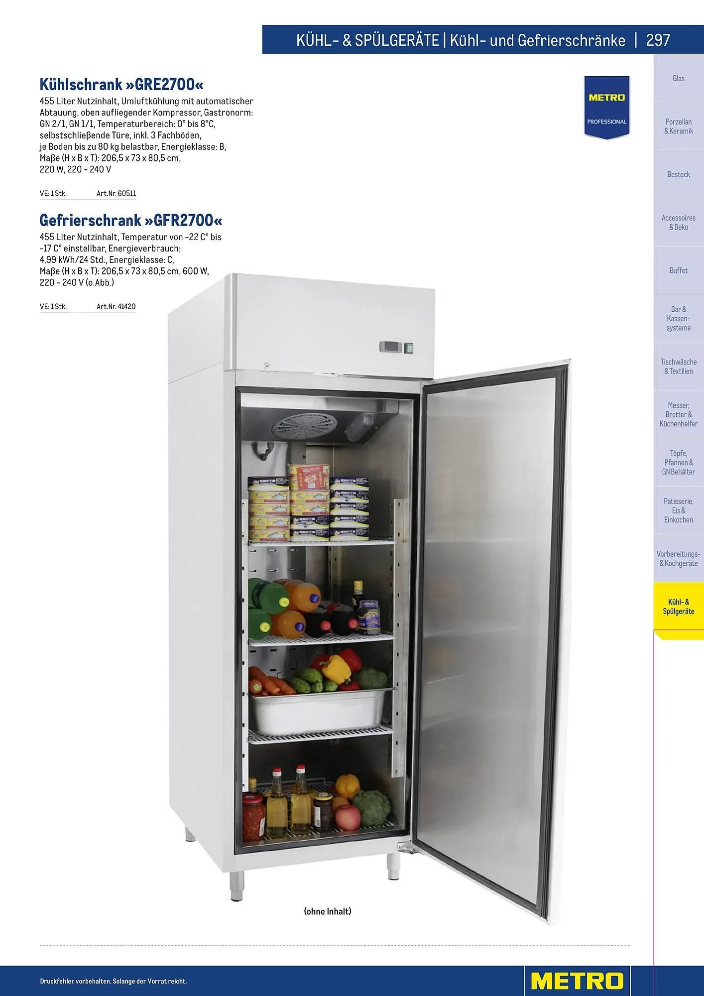 Metro Flugblatt von 25. März bis 31. Dezember 2026 - Flugblätt seite  297