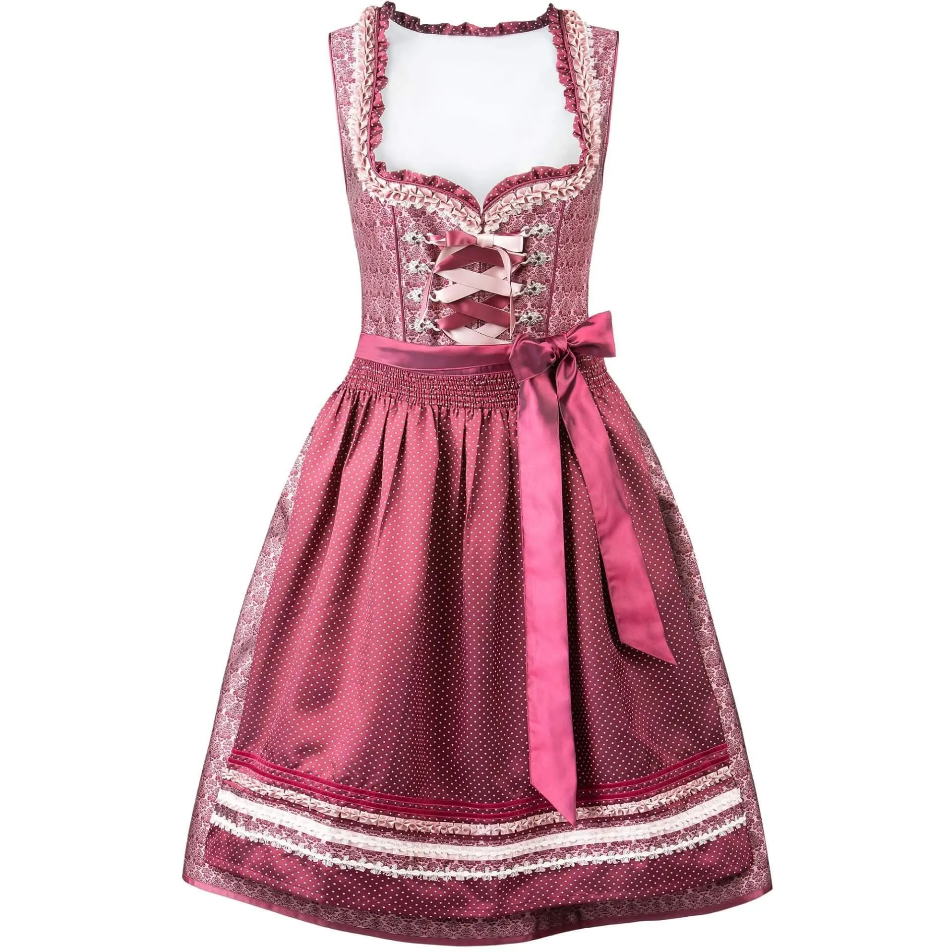 Damen Dirndl "Gisela", Bordeaux