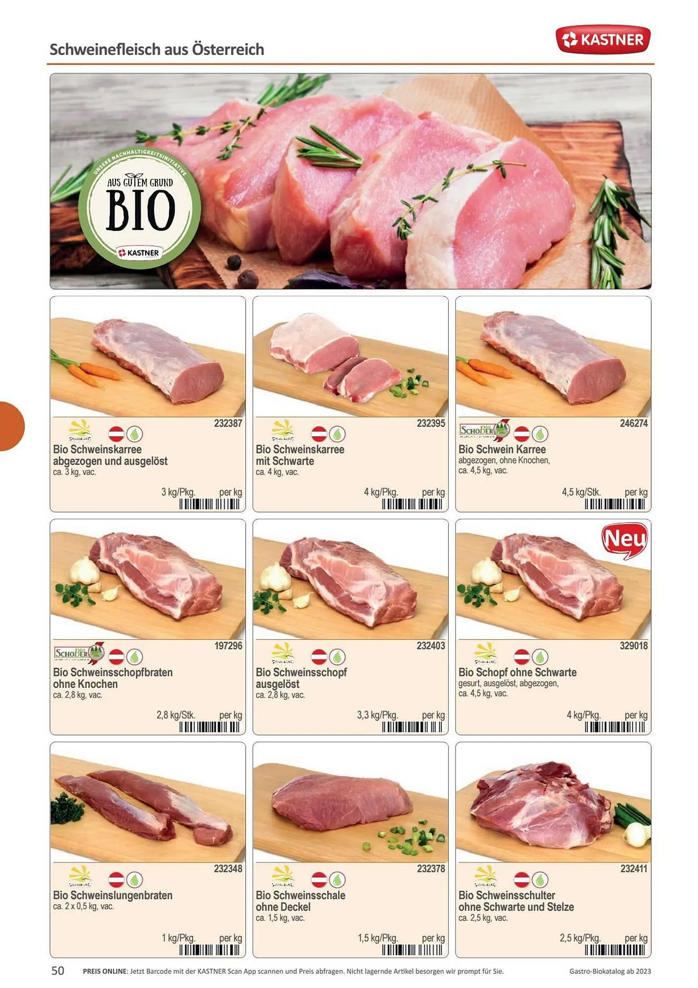Kastner Flugblatt von 15. September bis 30. Dezember 2023 - Flugblätt seite  52