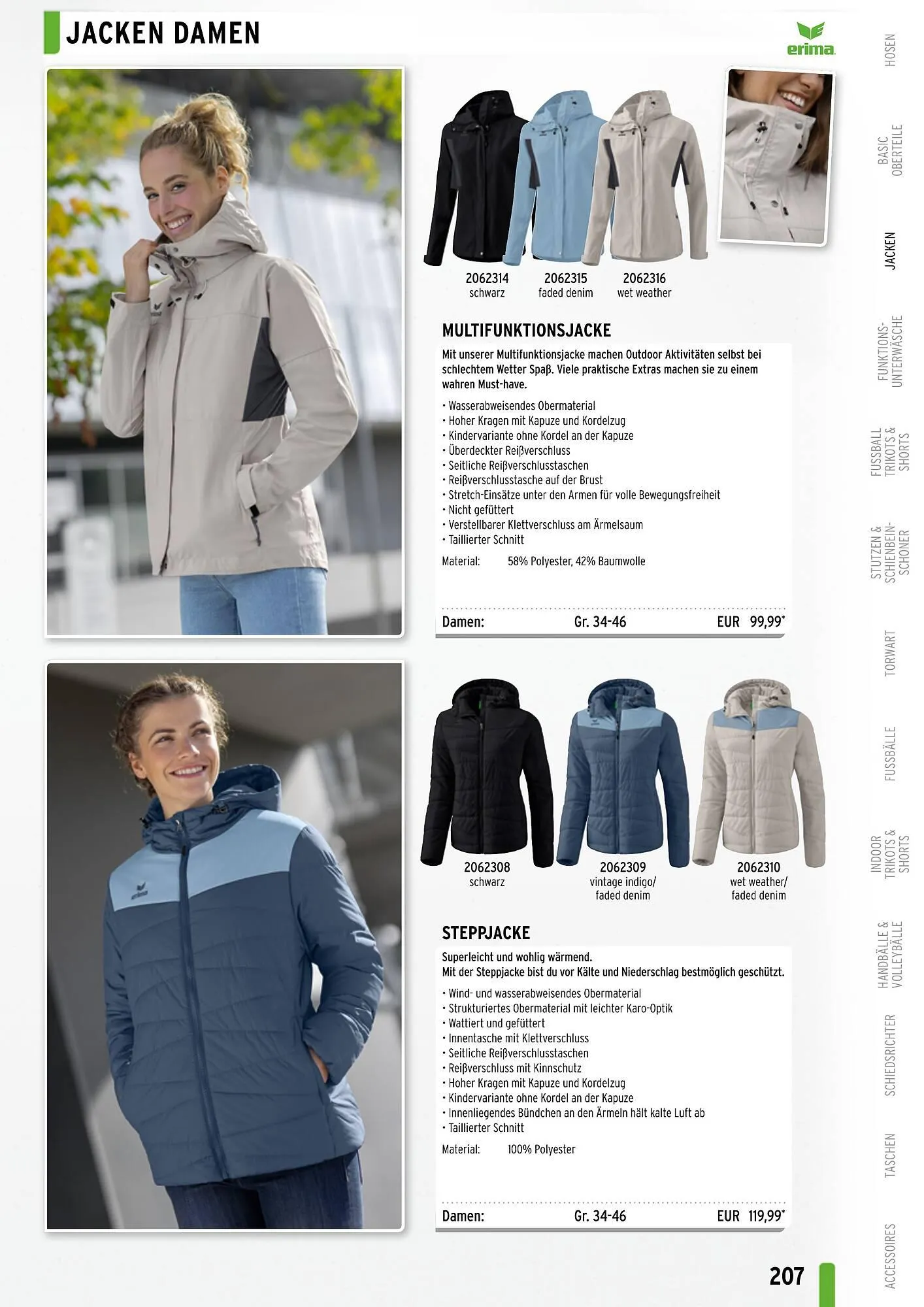 ERIMA Flugblatt von 2. Jänner bis 31. Dezember 2024 - Flugblätt seite  207