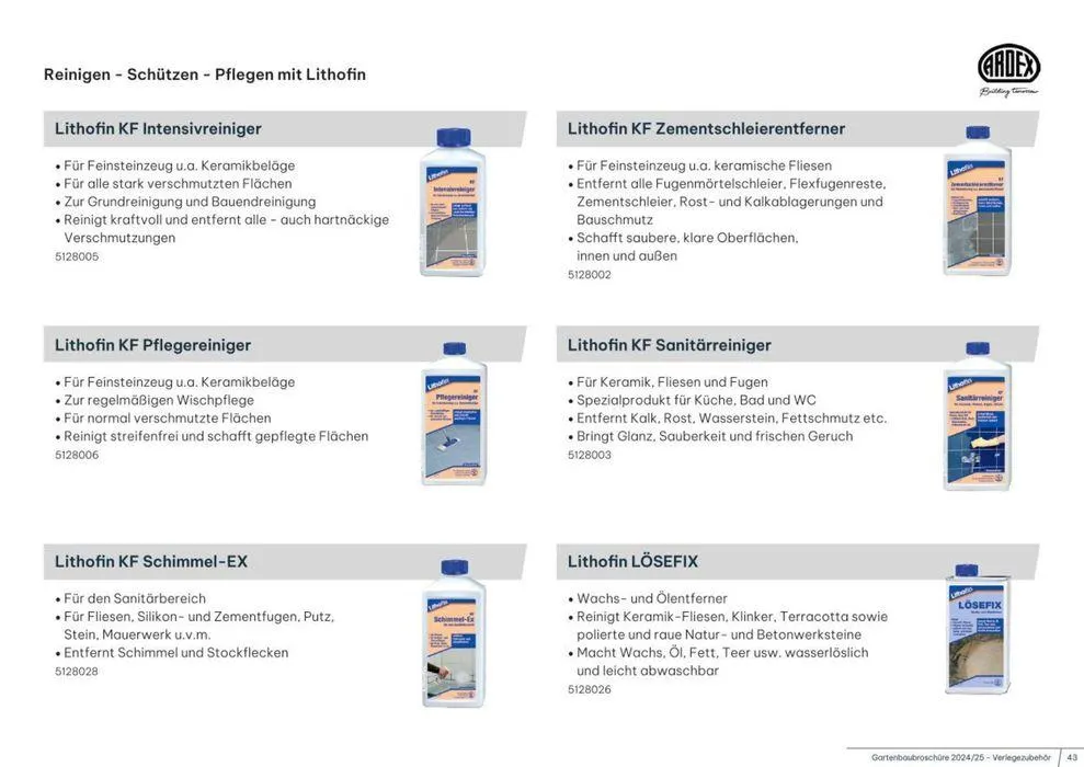 Gartenbau von 5. Juni bis 31. Dezember 2025 - Flugblätt seite  43