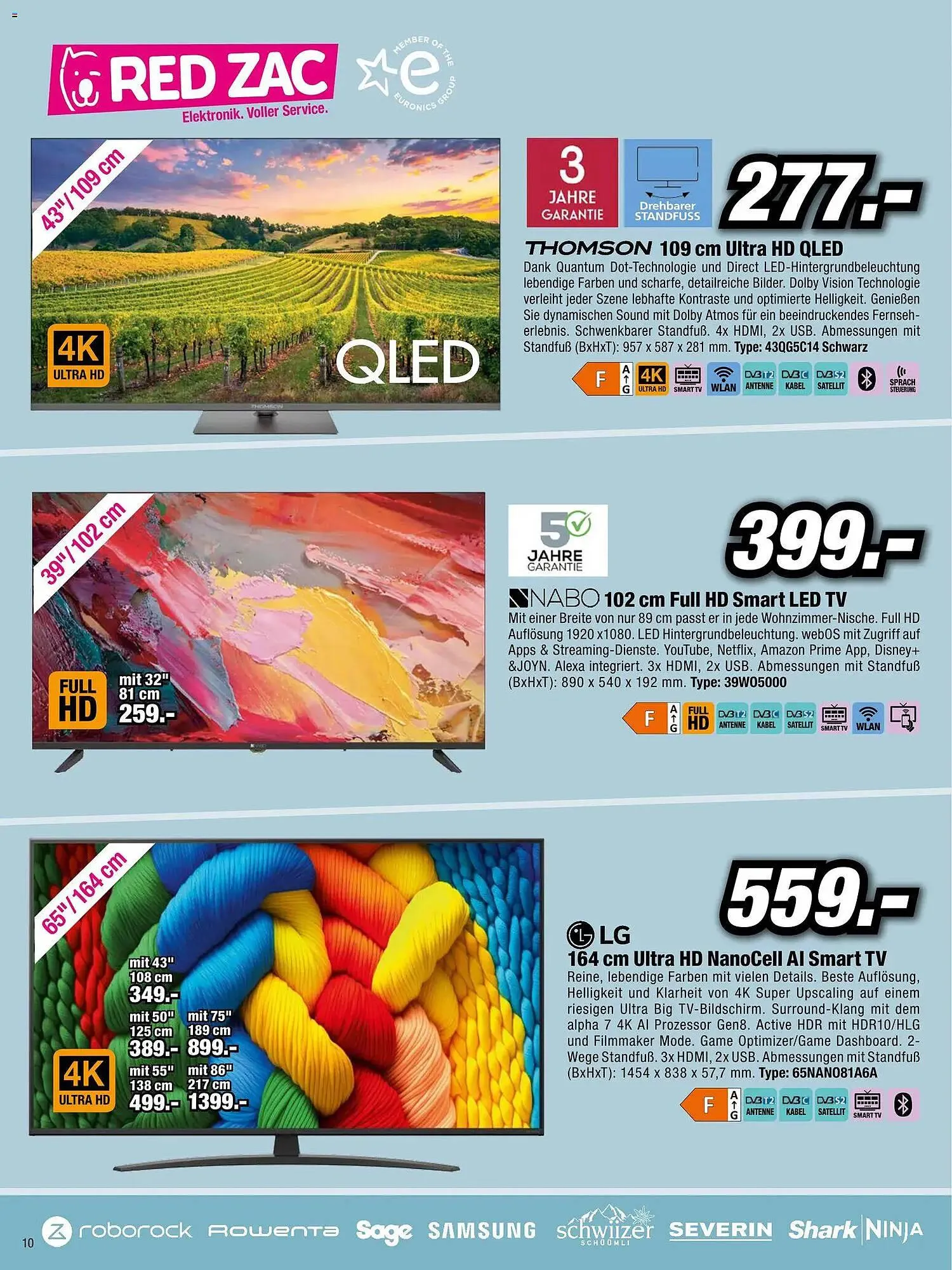 Red Zac Flugblatt von 3. April bis 19. April 2026 - Flugblätt seite 10