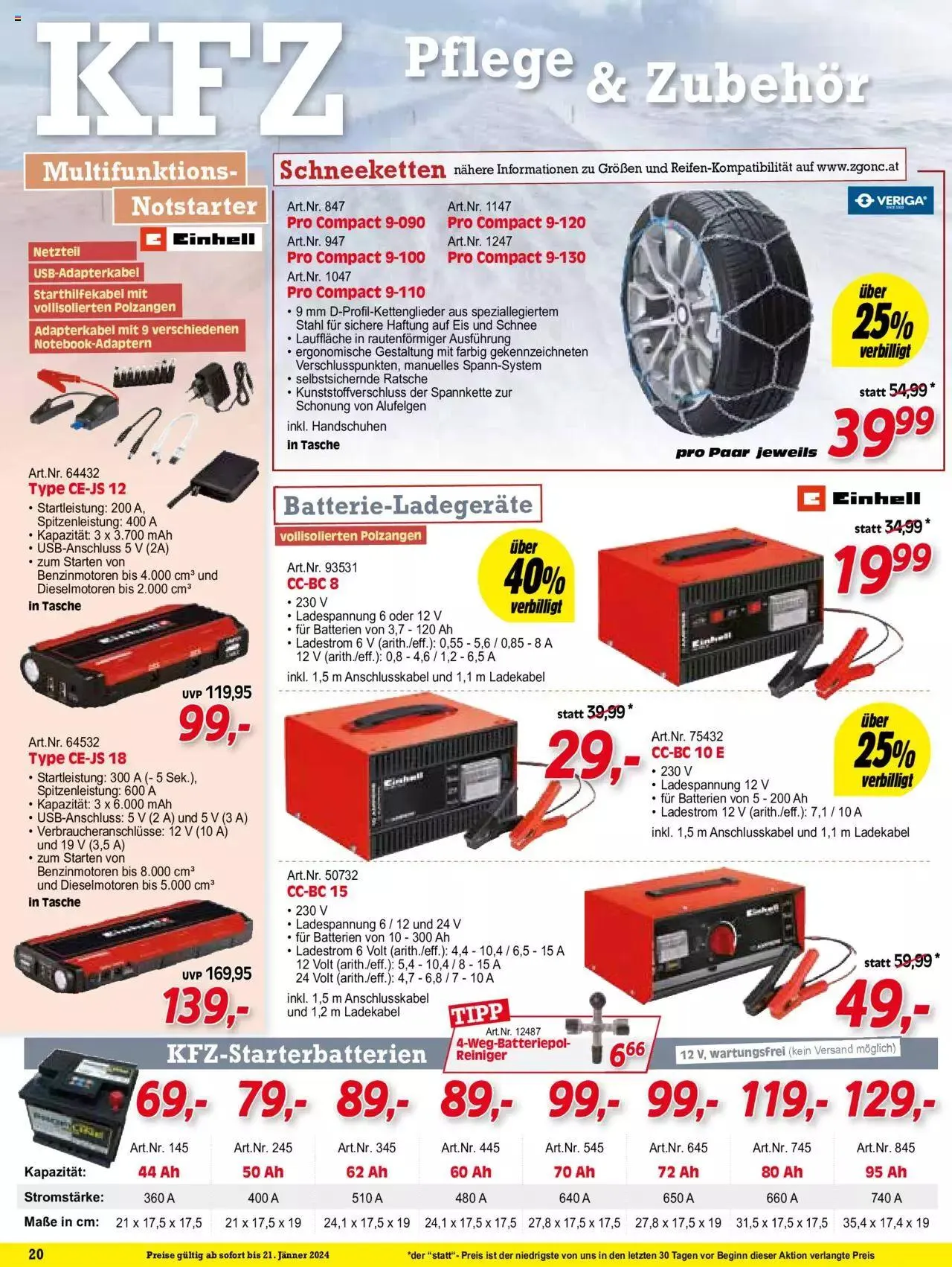 Zgonc Flugblatt Jänner I 2024 von 2. Jänner bis 27. Jänner 2024 - Flugblätt seite 20