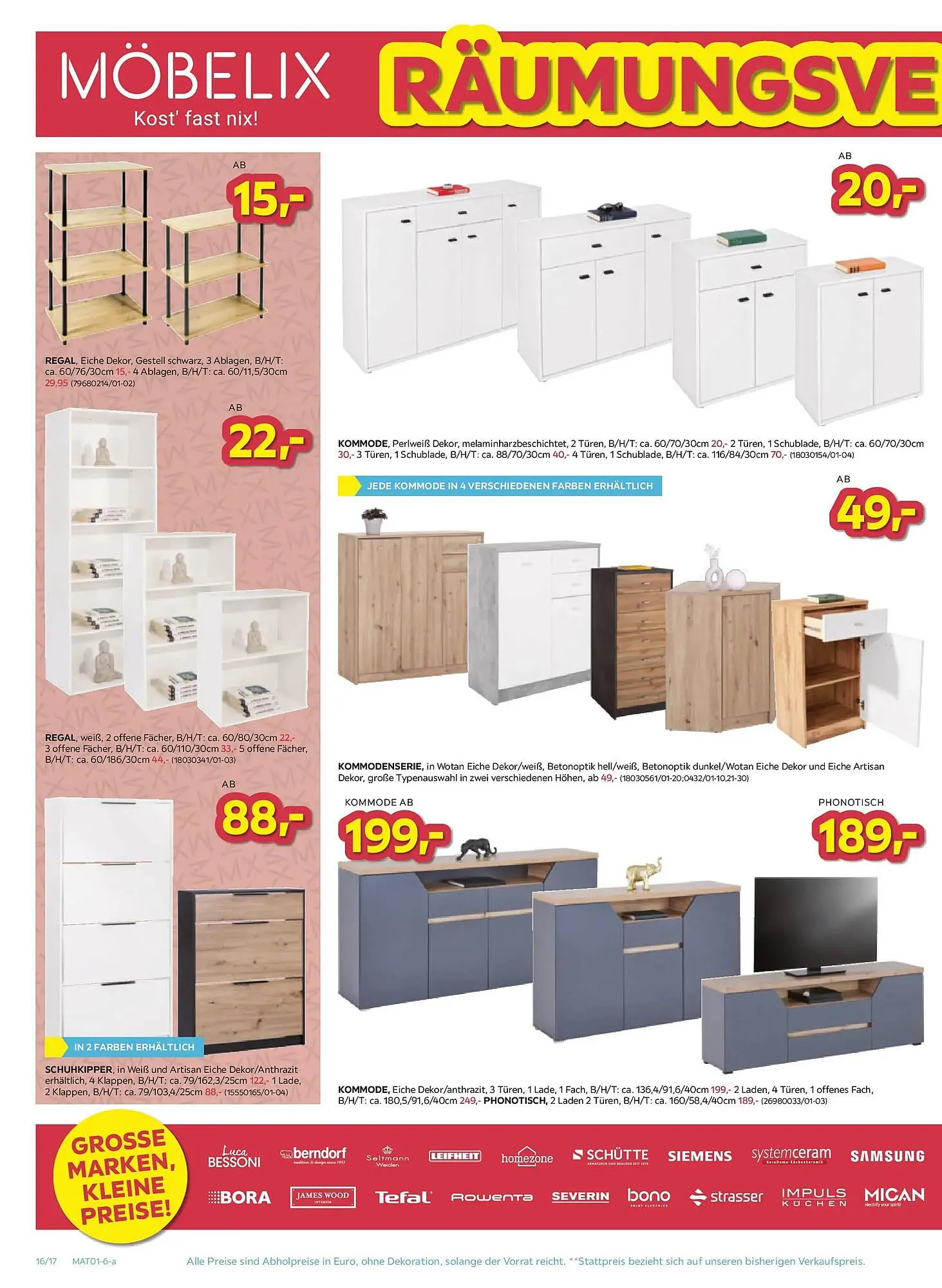 Möbelix Prospekt von 22. Dezember bis 5. Jänner 2026 - Flugblätt seite  16