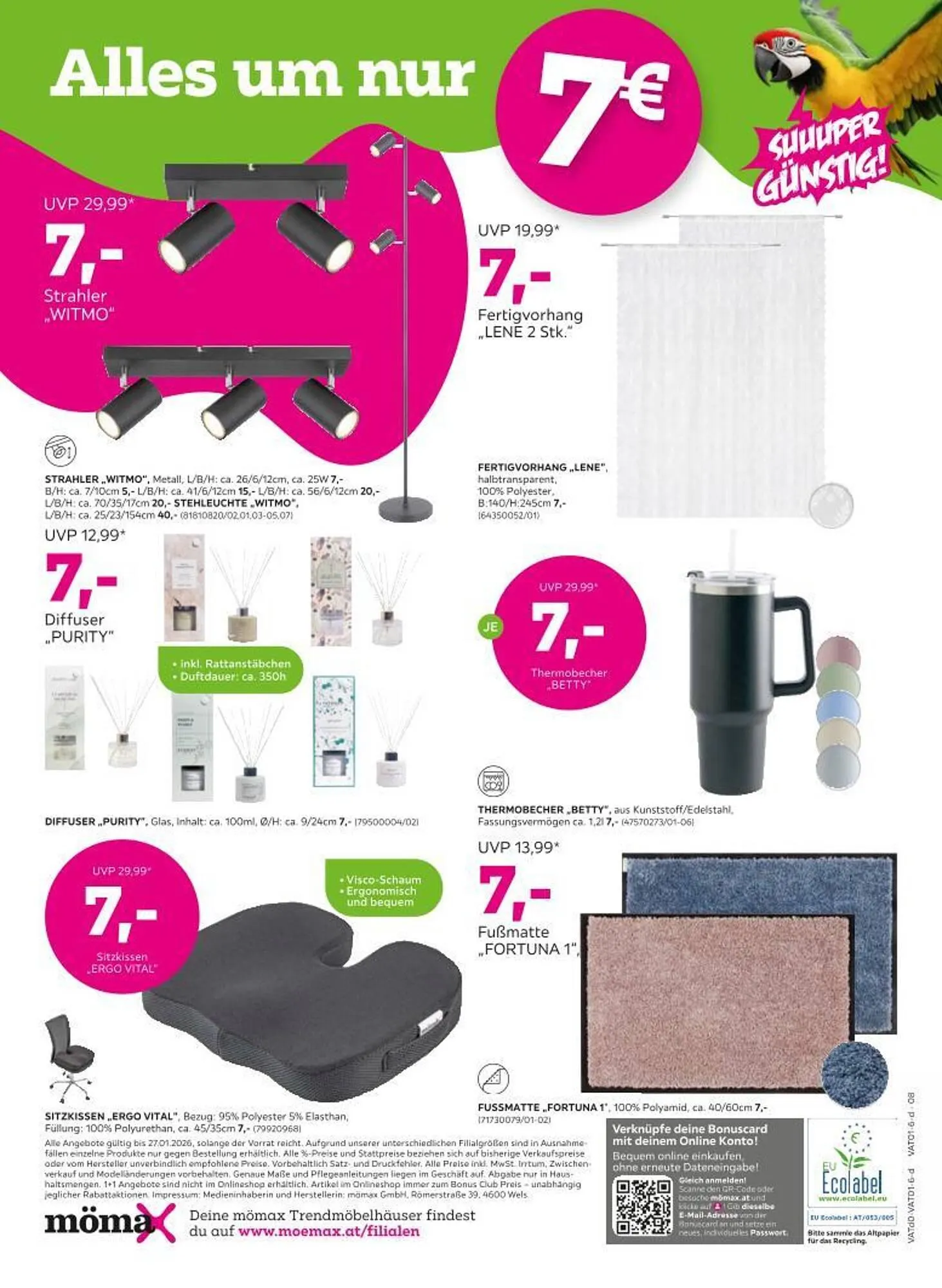 Mömax Flugblatt von 30. Dezember bis 27. Jänner 2026 - Flugblätt seite  16
