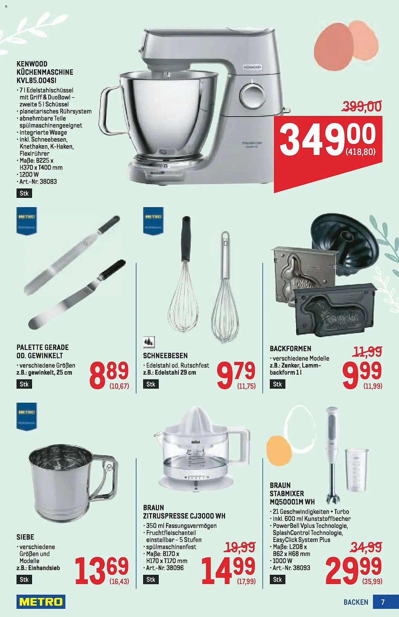 Metro Flugblatt von 19. März bis 4. April 2026 - Flugblätt seite  7