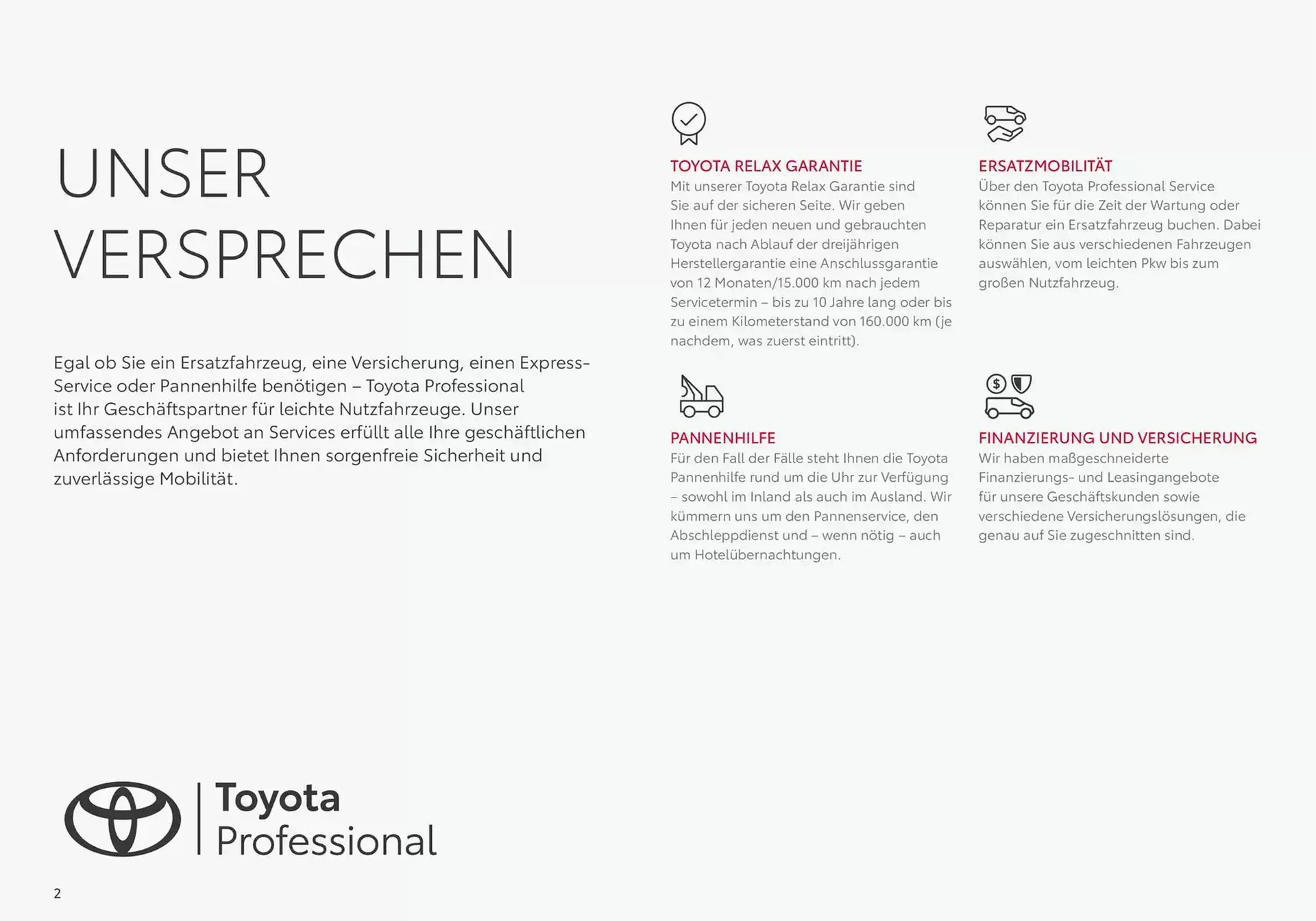 Toyota Flugblatt von 26. Februar bis 26. Februar 2026 - Flugblätt seite 2