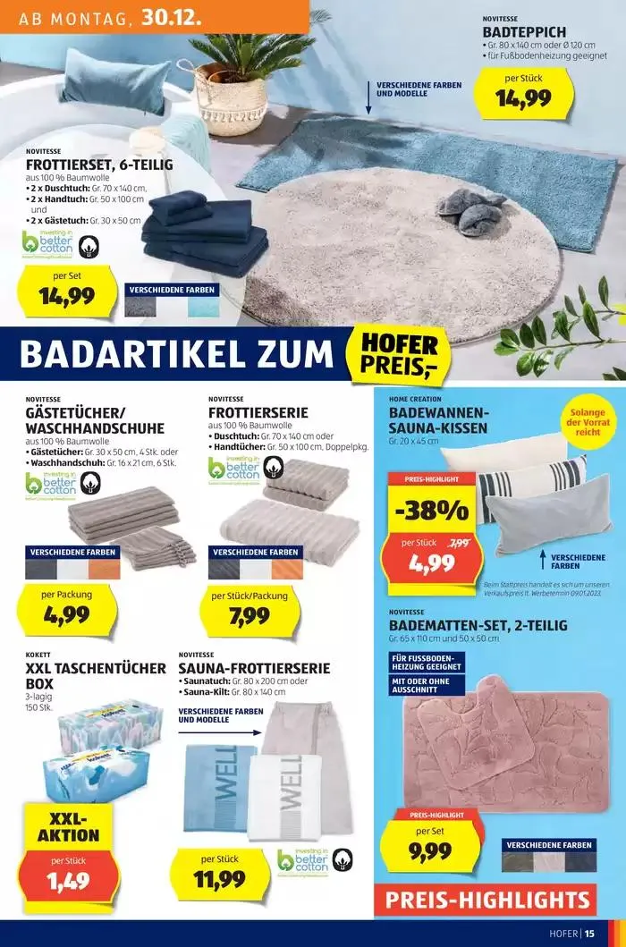 Blättern Sie online im HOFER Flugblatt von 24. Dezember bis 7. Jänner 2025 - Flugblätt seite 19