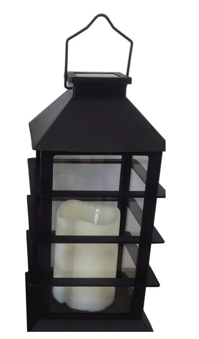 Solarleuchte Julika in Schwarz