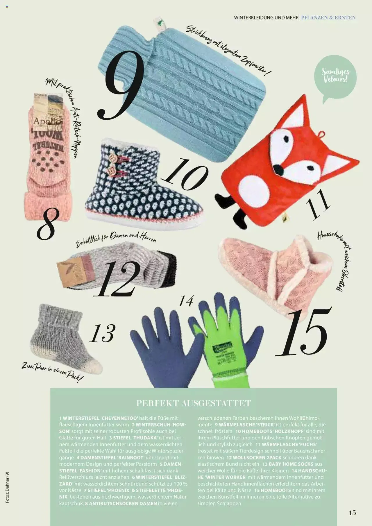 Dehner Flugblatt von 10. Oktober bis 31. Dezember 2023 - Flugblätt seite 15