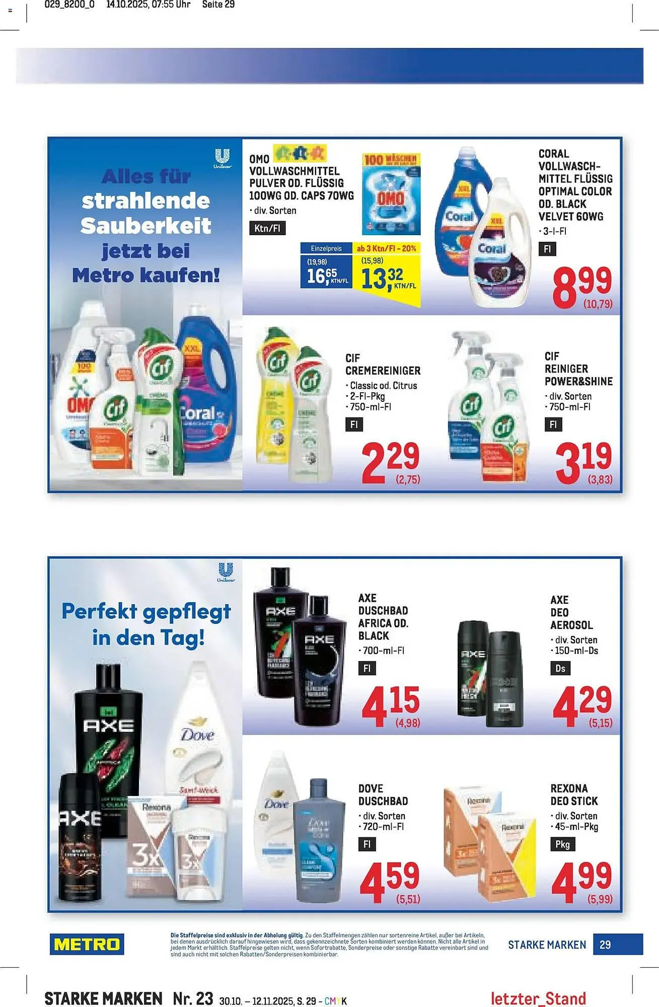 Metro Flugblatt von 30. Oktober bis 12. November 2025 - Flugblätt seite 29