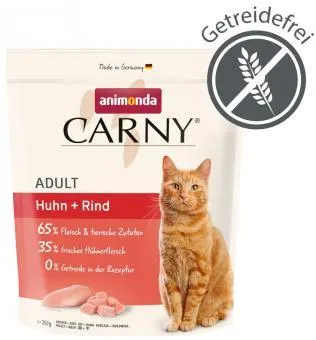 animonda CARNY Trockenfutter 350g mit Huhn und Rind