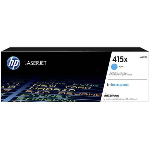 Lasertoner Nr.415X cyan HP W2031X
