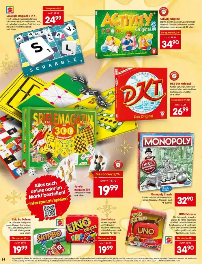 Tolles Angebot für alle Kunden von 29. Oktober bis 12. November 2024 - Flugblätt seite  36