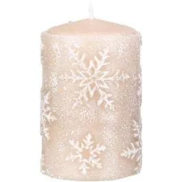 Stumpenkerze Elsa "Herbst" - D6,5xH10 cm