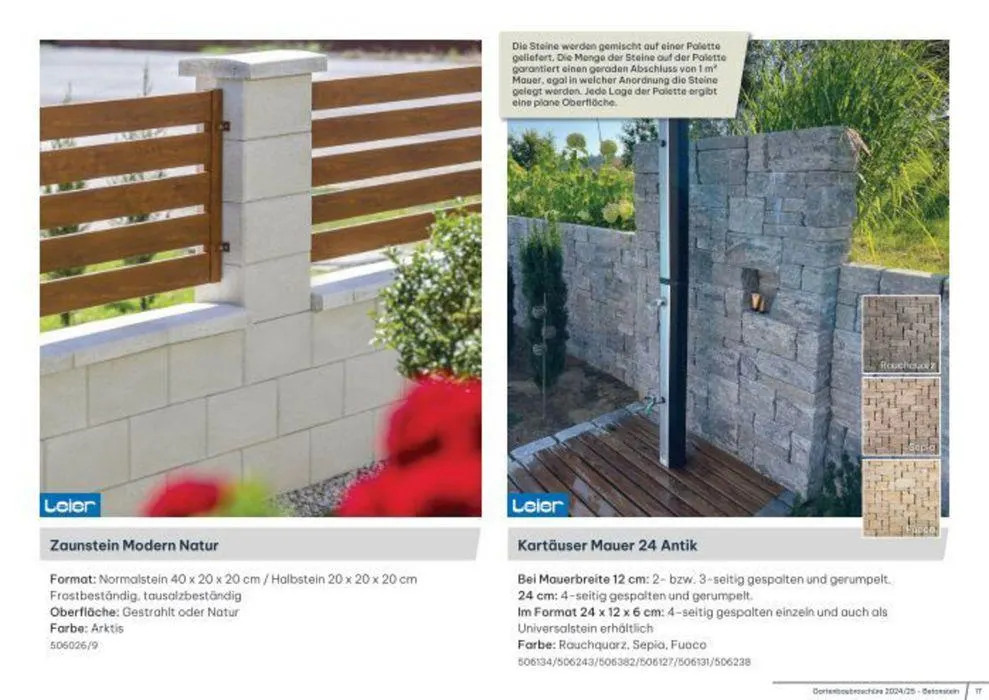 Gartenbau von 5. Juni bis 31. Dezember 2025 - Flugblätt seite 17