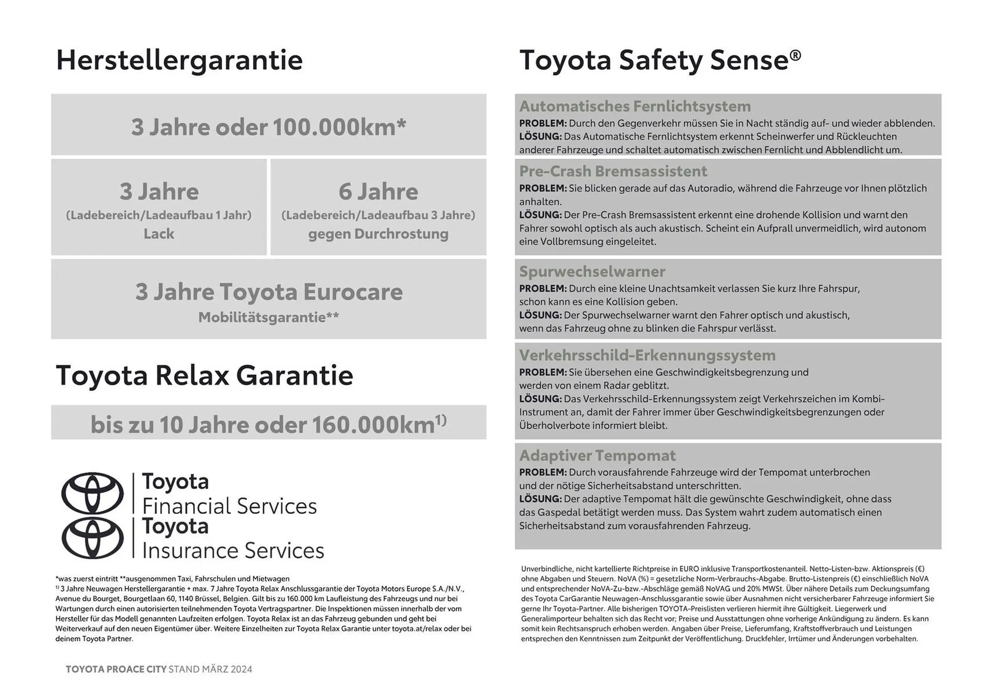 Toyota Proace City Flugblatt von 14. März bis 14. März 2025 - Flugblätt seite 17